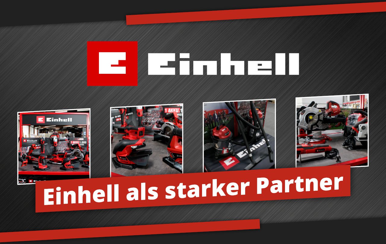 Jetzt Einhell Produkte bei REUD erhältlich