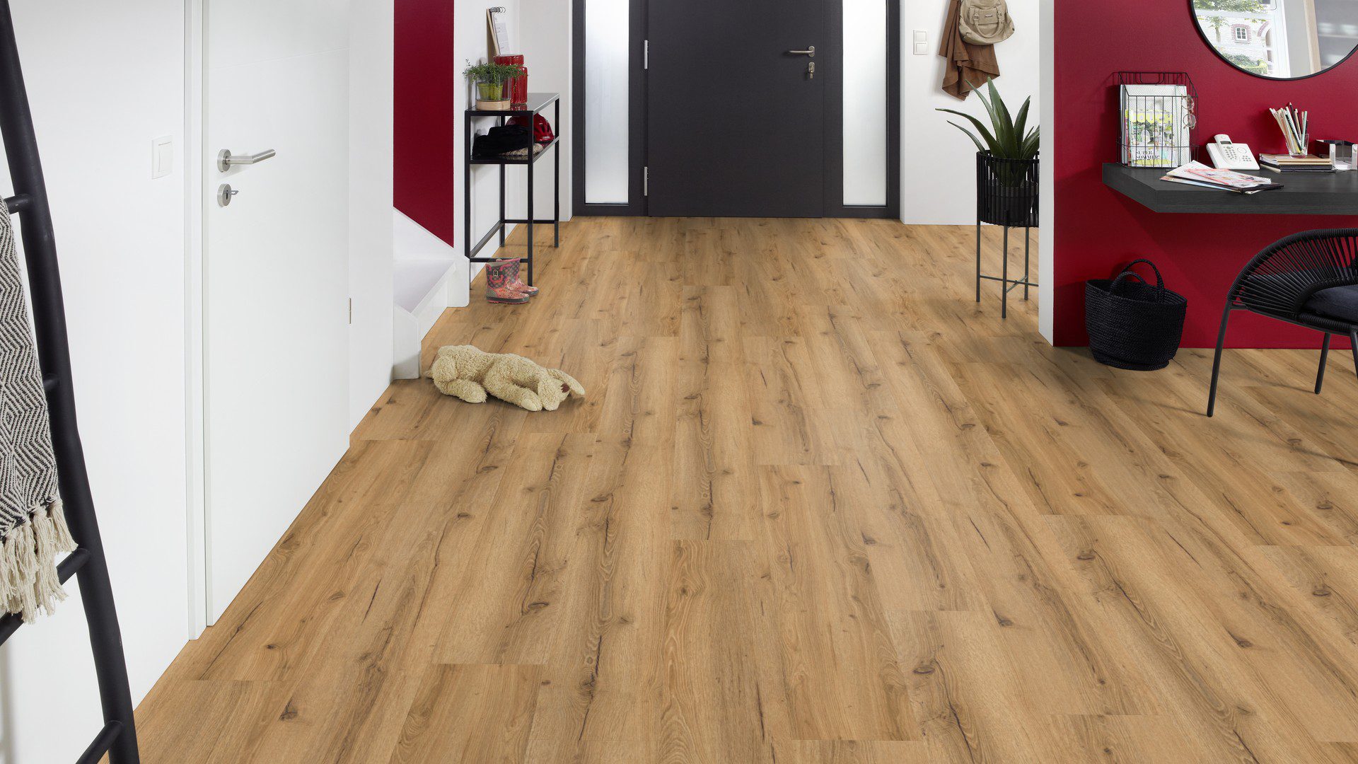 Bodencouture SofTEC Eiche Erica mit Kork Trittschalldämmung Vinylboden Klick