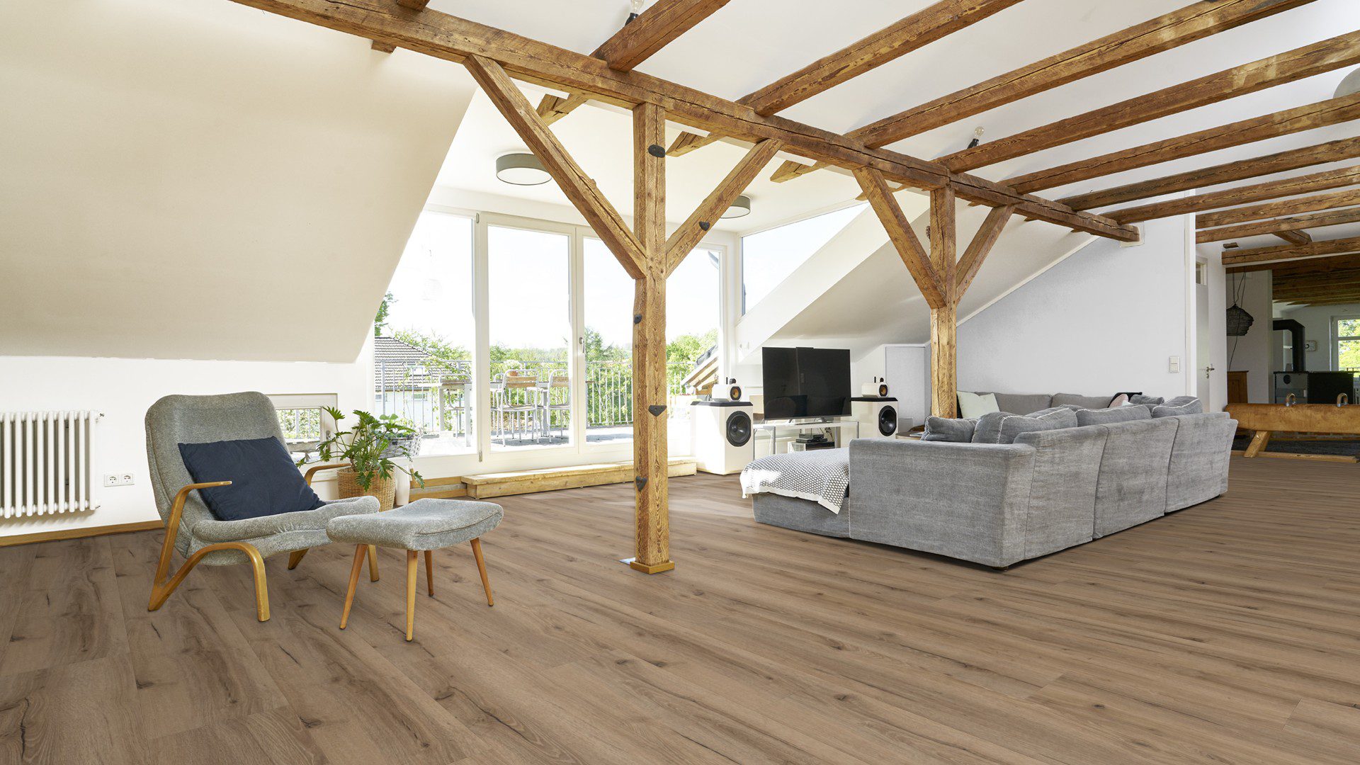 Bodencouture SofTEC Eiche Ilex mit Kork Trittschalldämmung Vinylboden Klick – Bild 4
