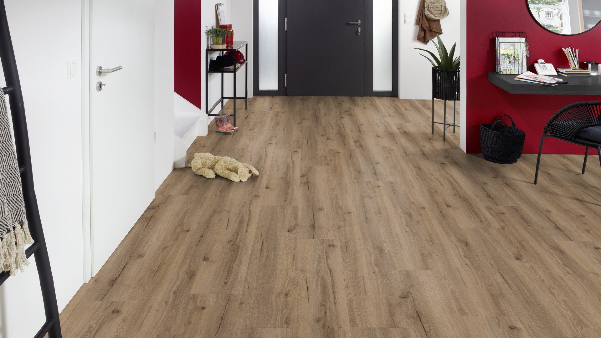 Bodencouture SofTEC Eiche Ilex mit Kork Trittschalldämmung Vinylboden Klick
