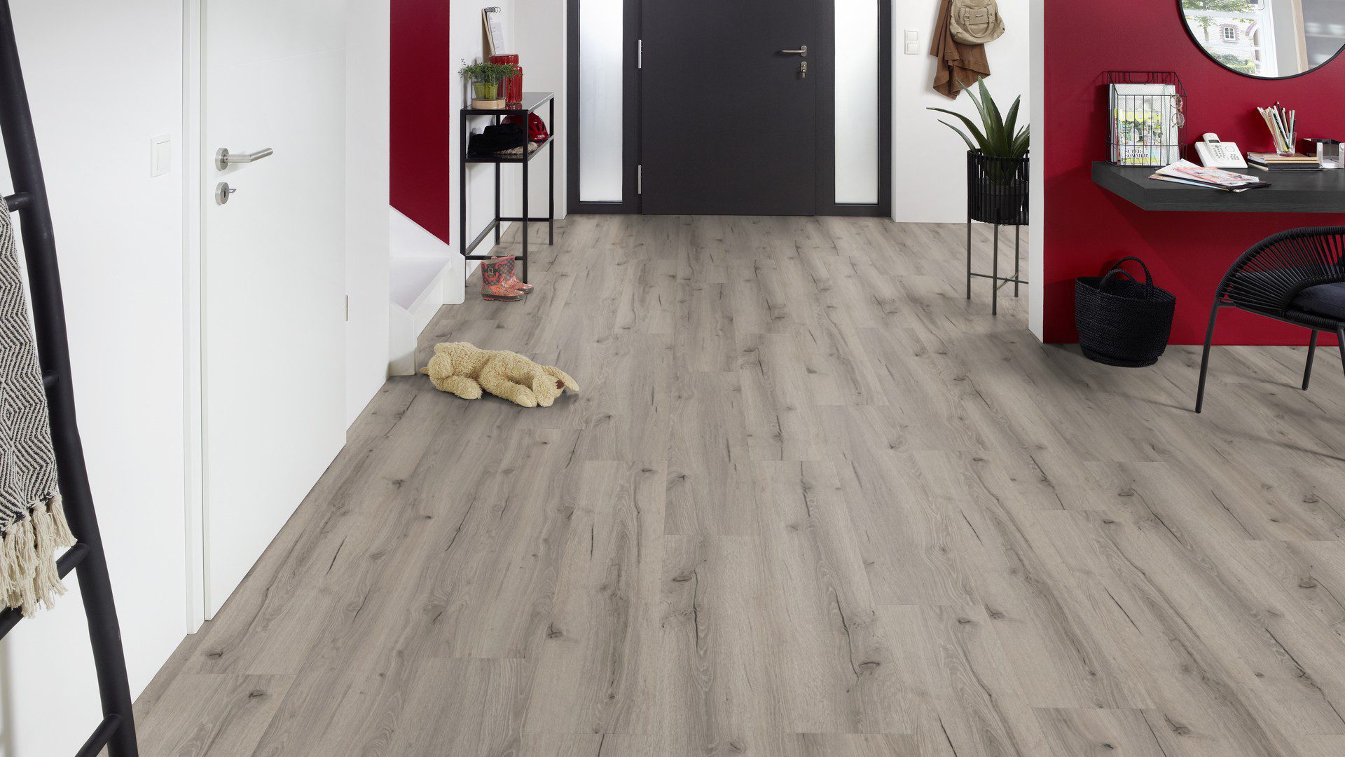 Bodencouture SofTEC Eiche Pistasia mit Kork Trittschalldämmung Vinylboden Klick – Bild 4