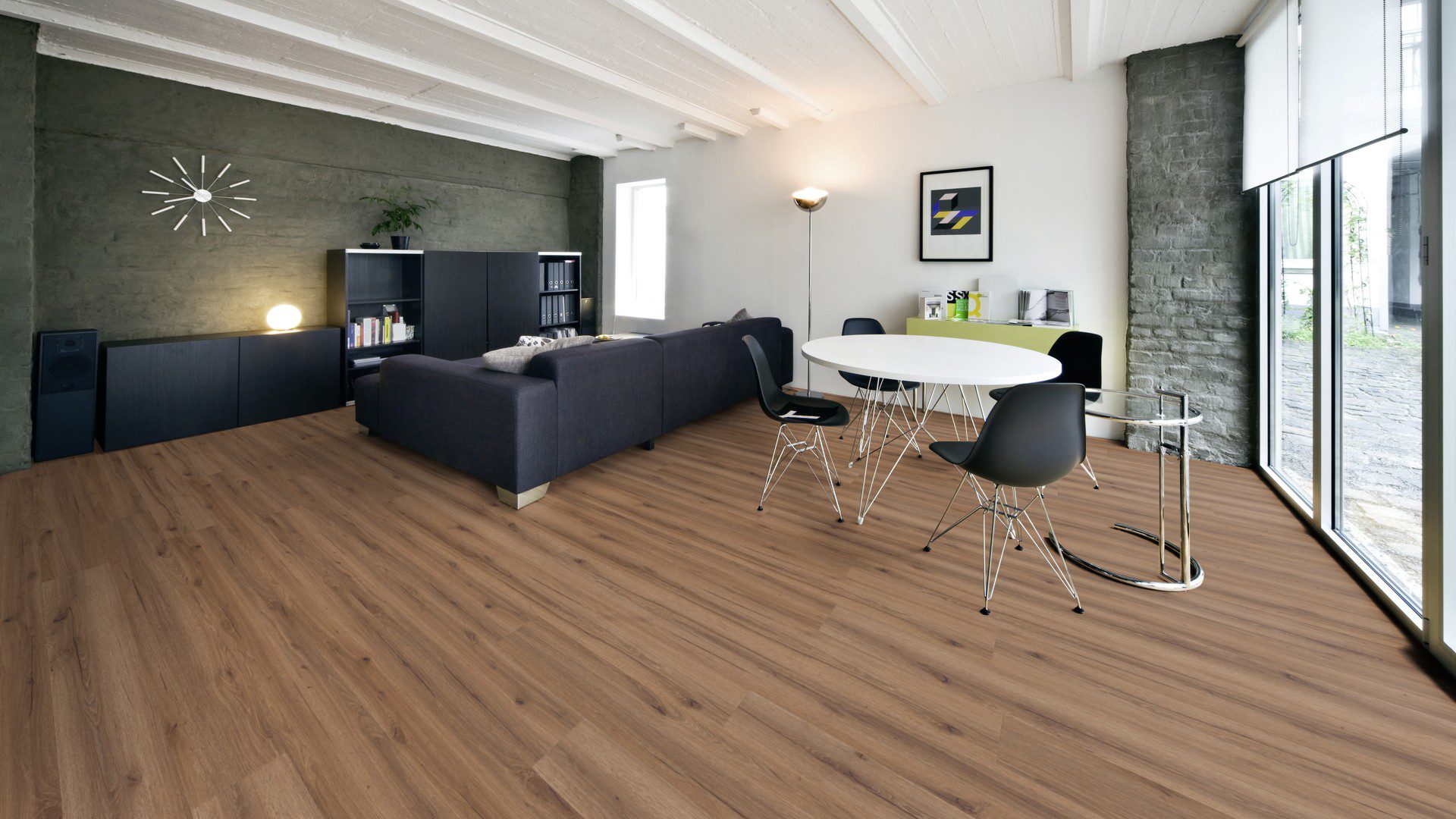 Bodencouture SofTEC Eiche Pyrus mit Kork Trittschalldämmung Vinylboden Klick – Bild 6