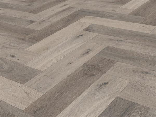 Check One Premium Herringbone 2473H Lausitz Eiche inkl. Trittschalldämmung Vinylboden