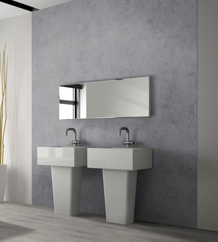 Baridecor Aqua Concrete Oscuro Wandverkleidung Wandpaneele