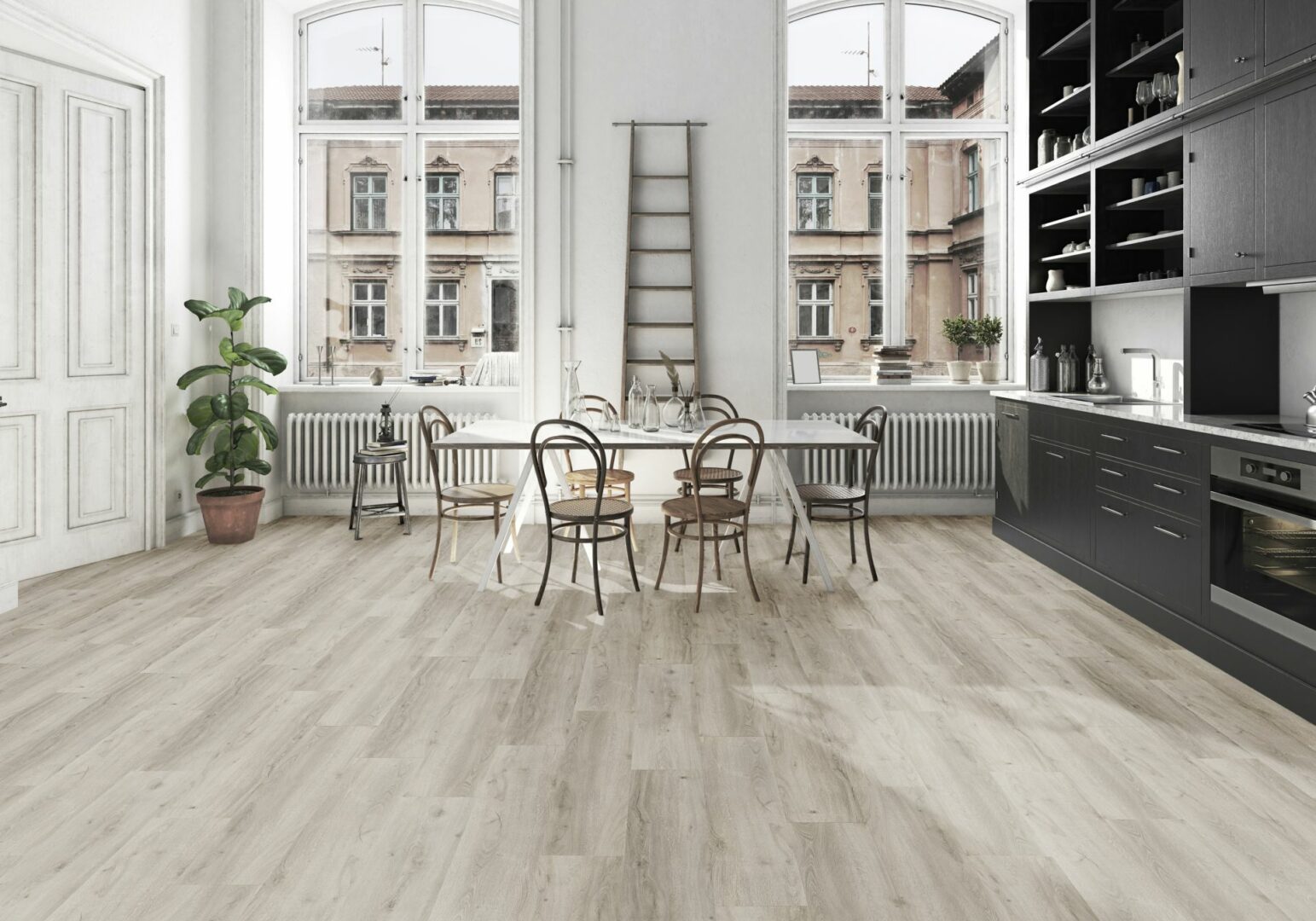 Repac solidDRYBACK 25-05 Fresh Oak Authentic PURE 1010 Klebe Vinylboden – Bild 2