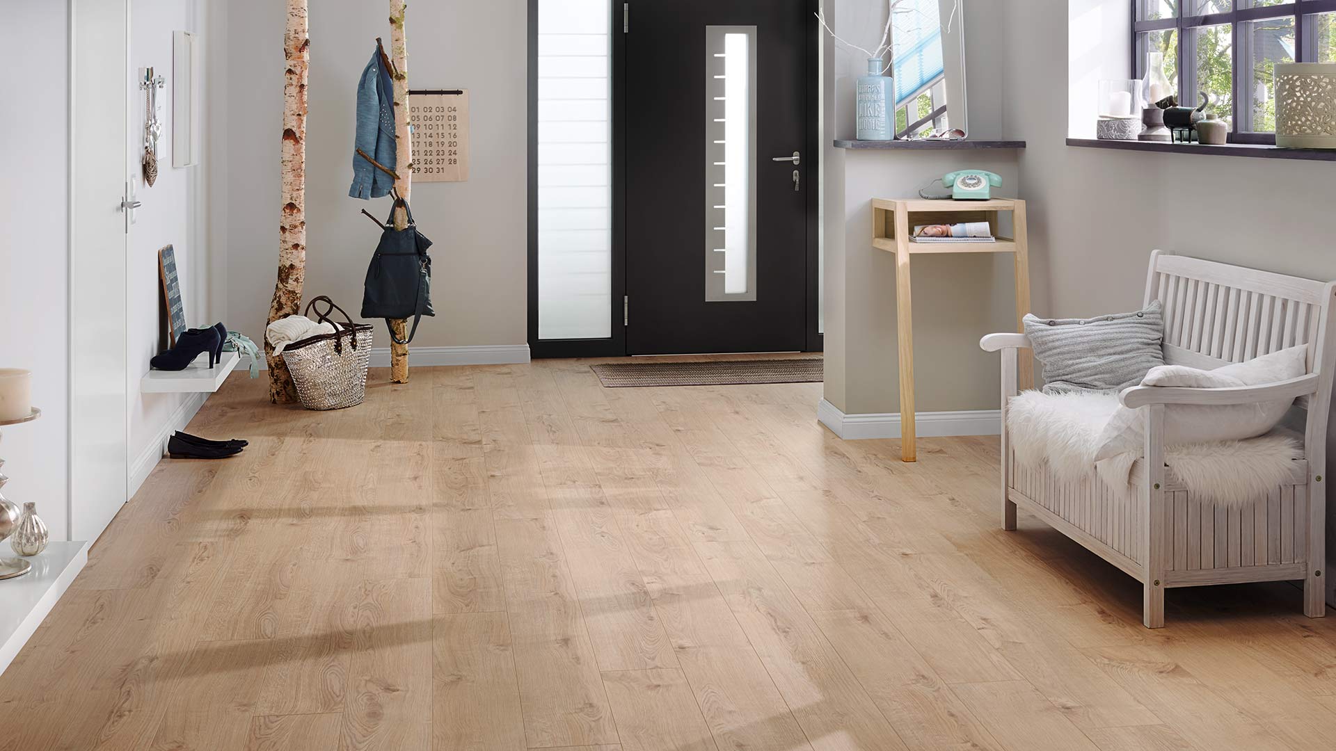 Laminat Kronoflooring Flax Yosemite Oak Landhausdiele Klick – Bild 2