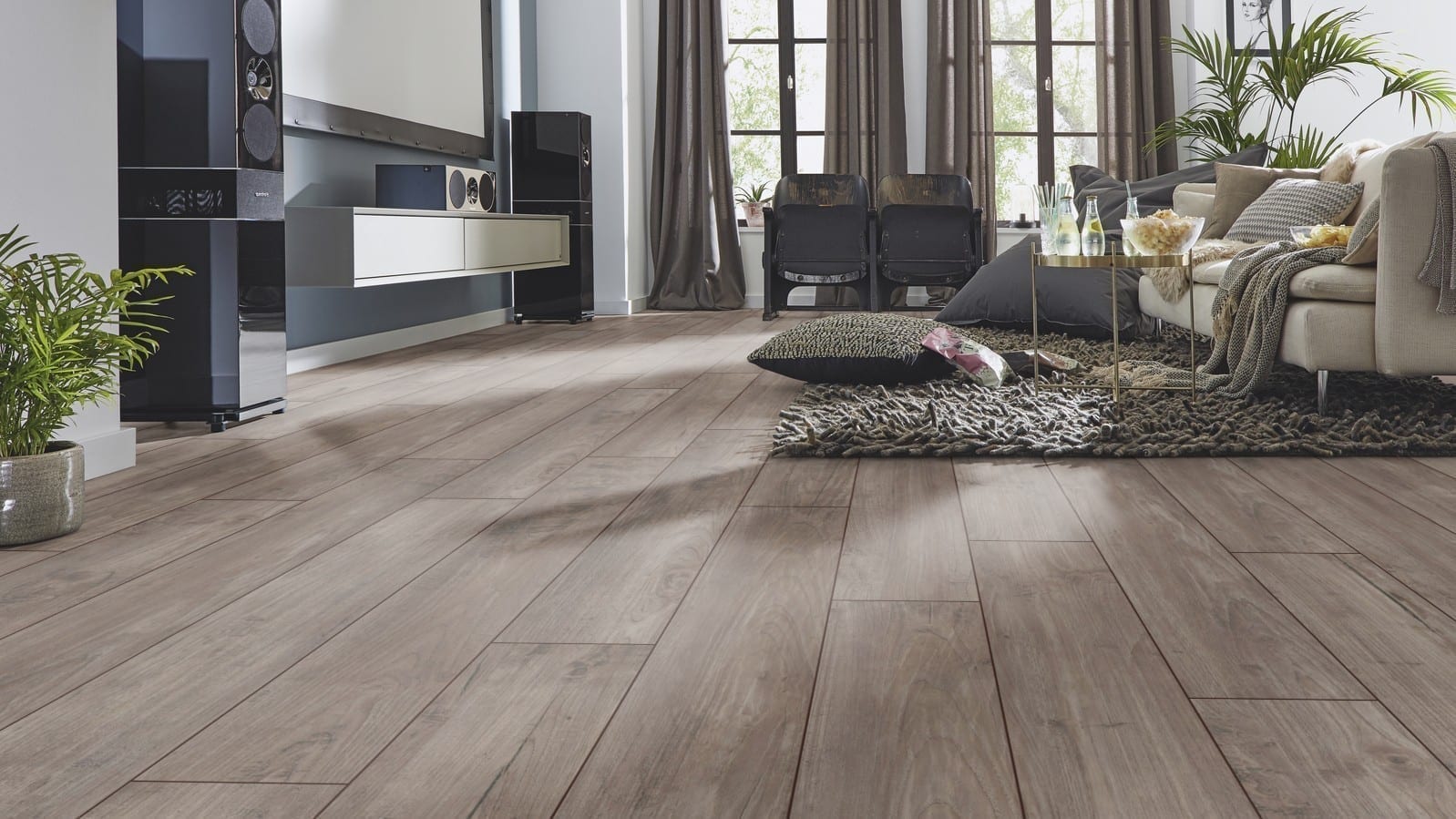 Kronotex Exquisit Nostalgie Teak silber Landhausdiele Laminat – Bild 2