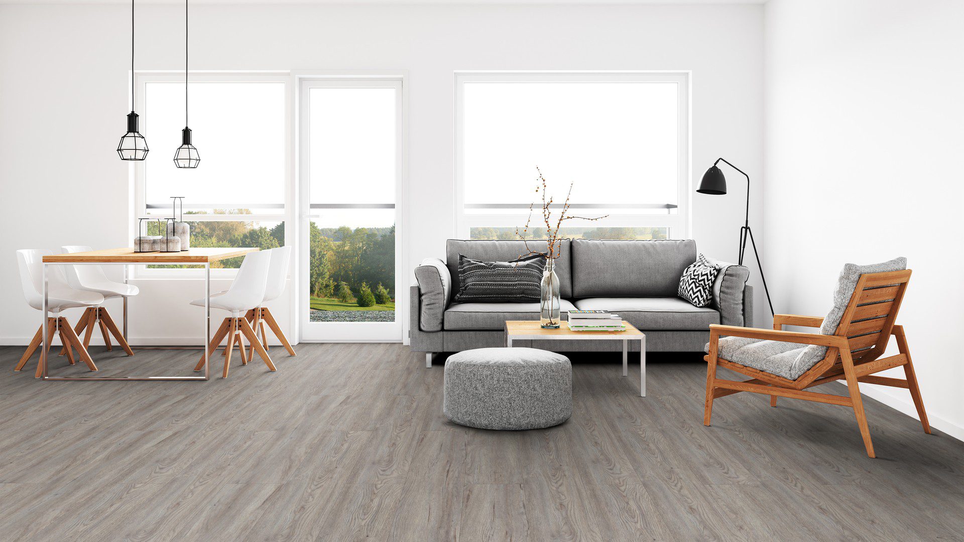 Repac SolidLock Classic Eiche Stein Landhausdiele Vinylboden Klick