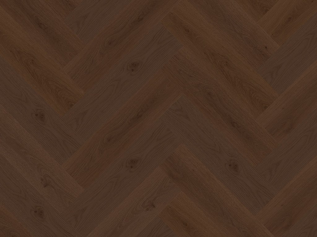 Check One Premium Herringbone 2076H Boxbach Eiche inkl. Trittschalldämmung Vinylboden