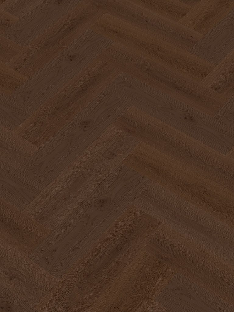 Check One Premium Herringbone 2076H Boxbach Eiche inkl. Trittschalldämmung Vinylboden – Bild 2