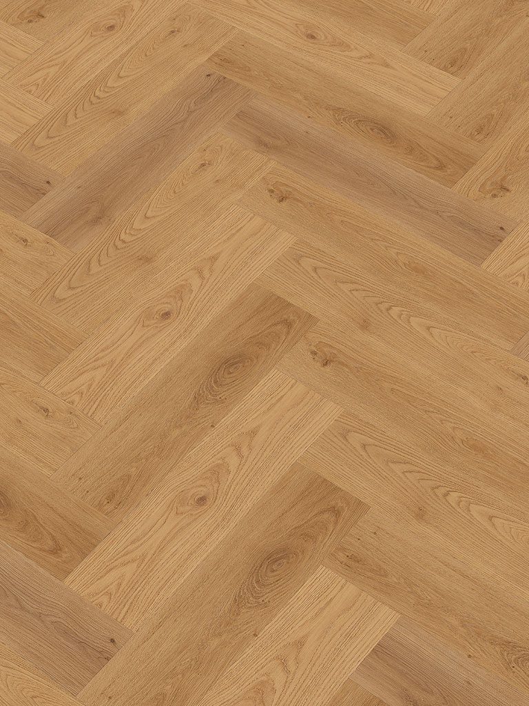 Check One Premium Herringbone 2077H Altenwald Eiche inkl. Trittschalldämmung Vinylboden – Bild 2