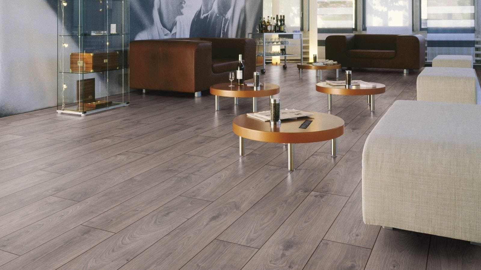 Kronotex Robusto Atlas Oak anthrazit Landhausdiele Laminat – Bild 4