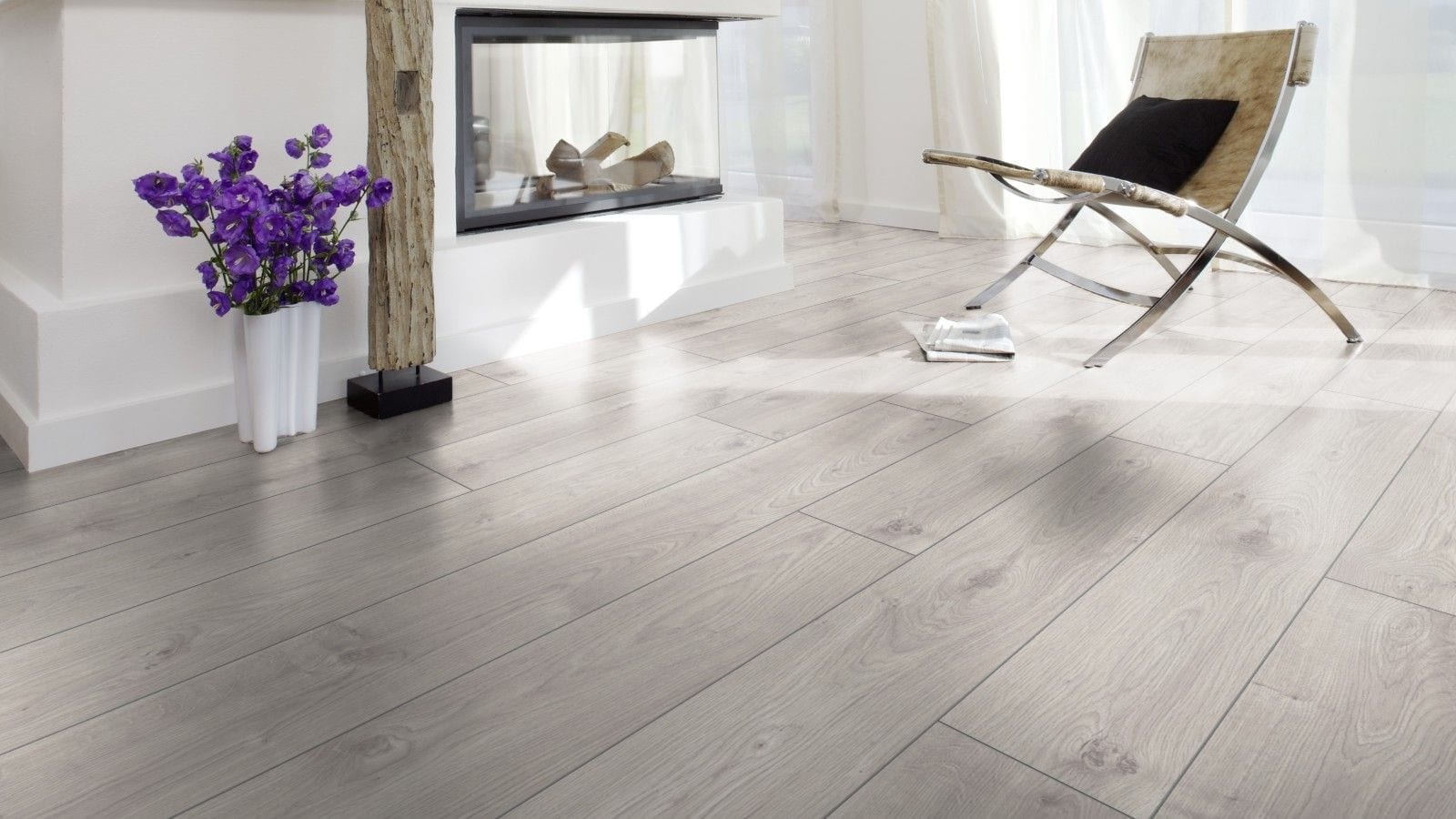 Kronotex Exquisit Atlas Oak weiss Landhausdiele Laminat – Bild 4
