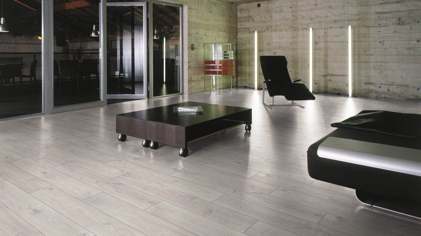 Kronotex Exquisit Atlas Oak weiss Landhausdiele Laminat – Bild 3