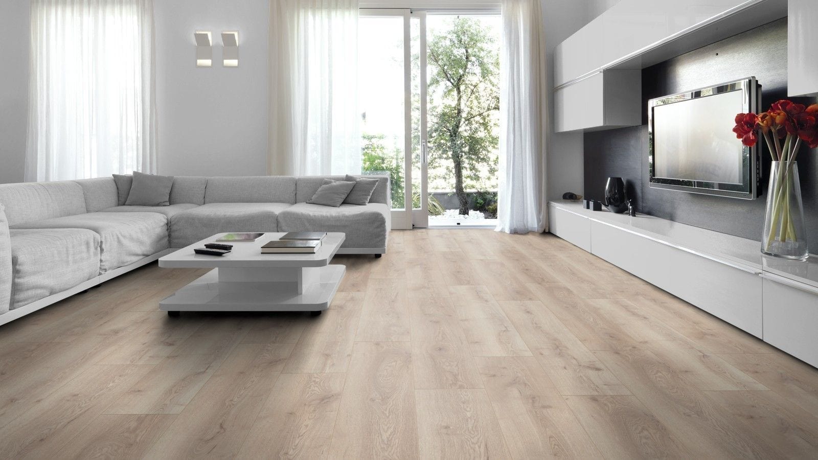 Laminat Kronotex Mammut plus Berg Eiche Beige Landhausdiele - Langdiele – Bild 2