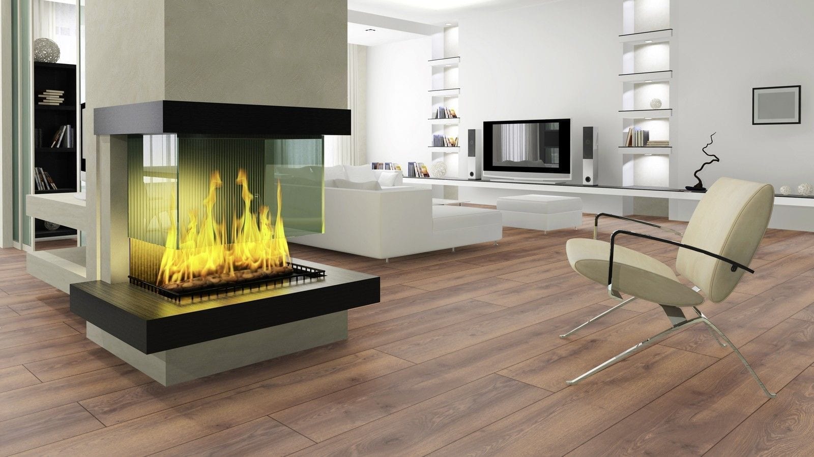 Kronotex Mammut plus Berg Eiche Braun Landhausdiele Laminat – Bild 6