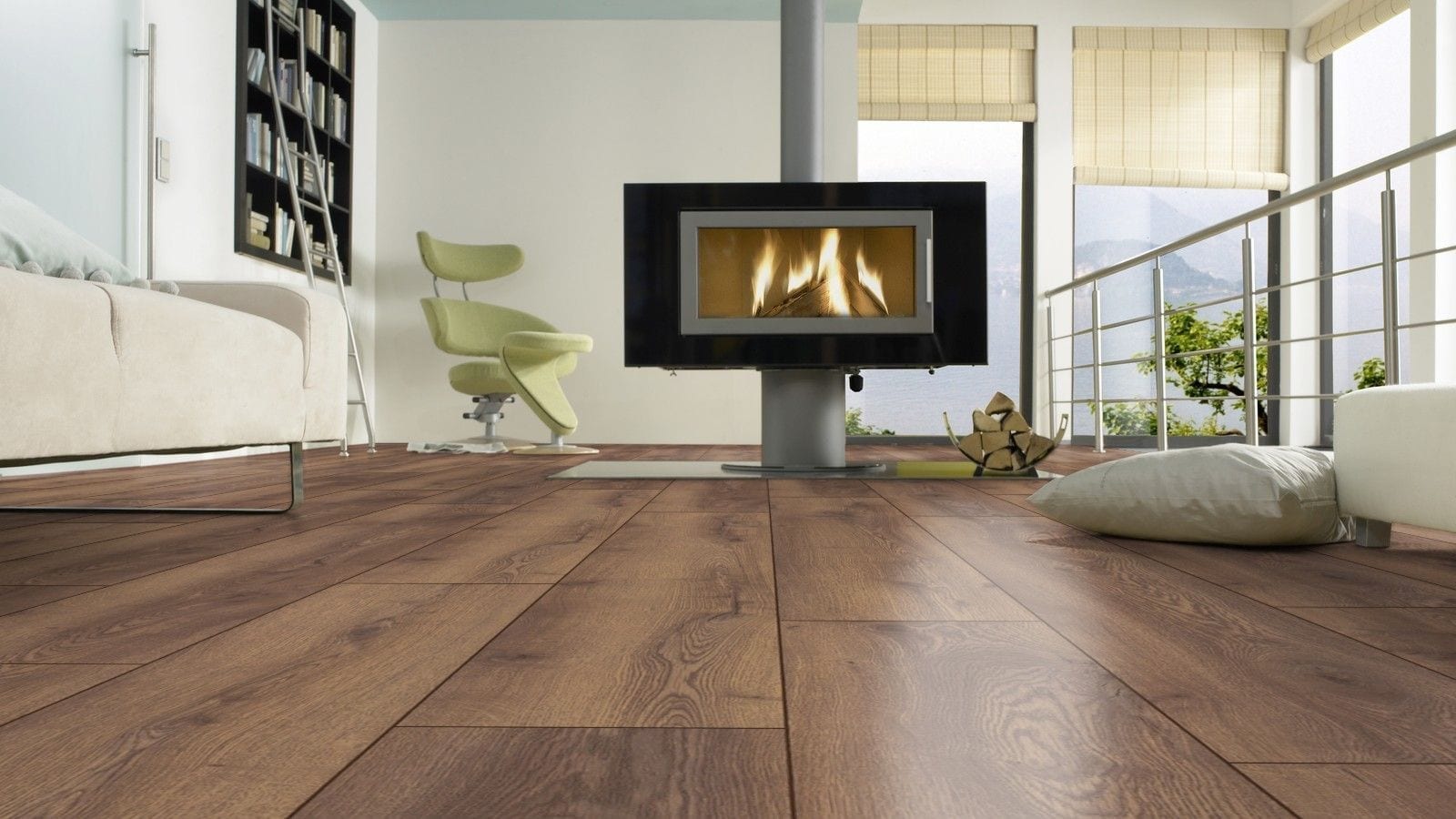 Kronotex Mammut plus Berg Eiche Braun Landhausdiele Laminat – Bild 4