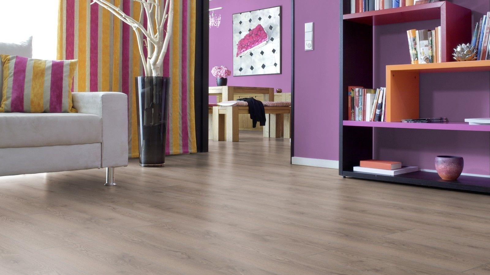 Kronotex Mammut plus Berg Eiche Grau Landhausdiele Laminat – Bild 4