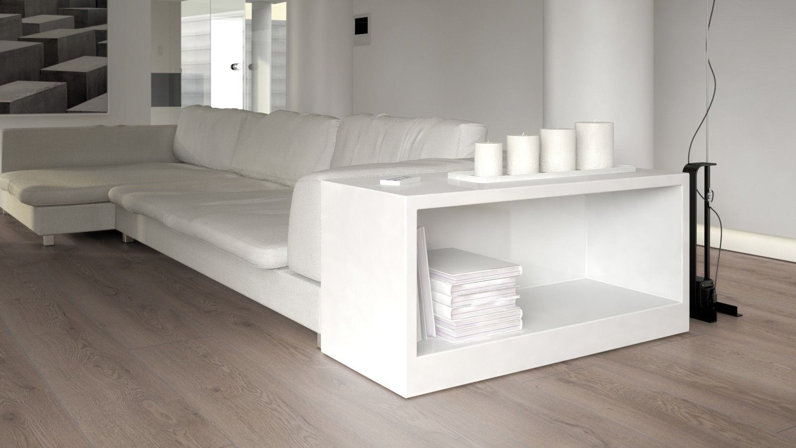 Kronotex Mammut plus Berg Eiche Grau Landhausdiele Laminat – Bild 3