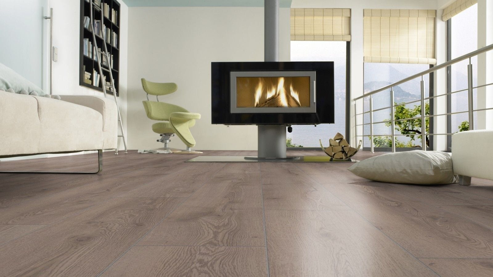 Kronotex Mammut Berg Eiche grau Landhausdiele Laminat – Bild 2
