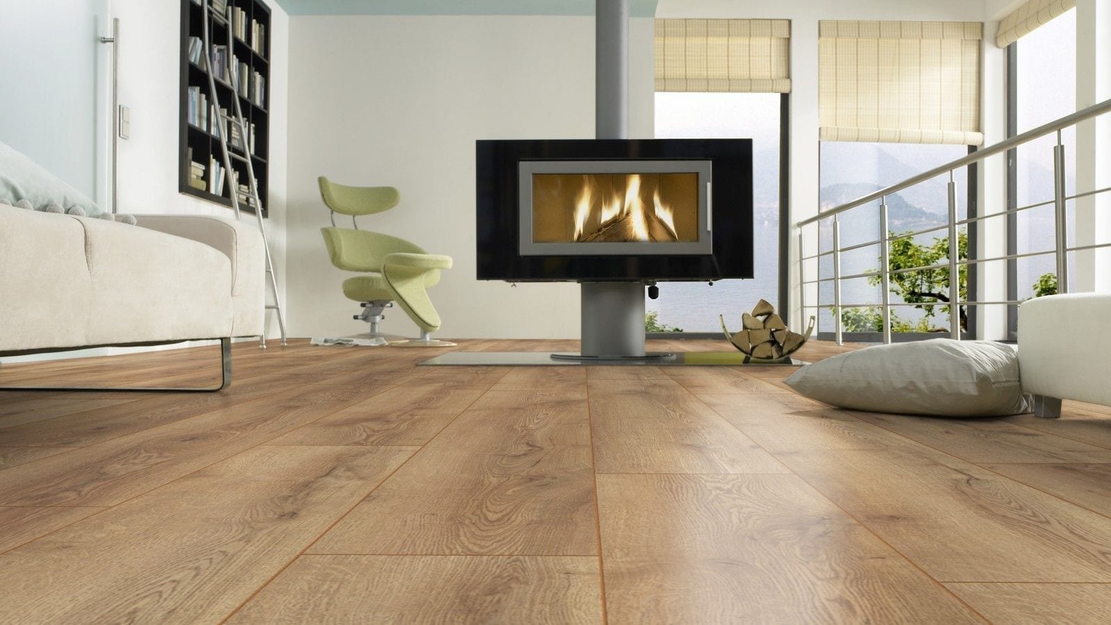 Kronotex Mammut Berg Eiche Natur Landhausdiele Laminat – Bild 4