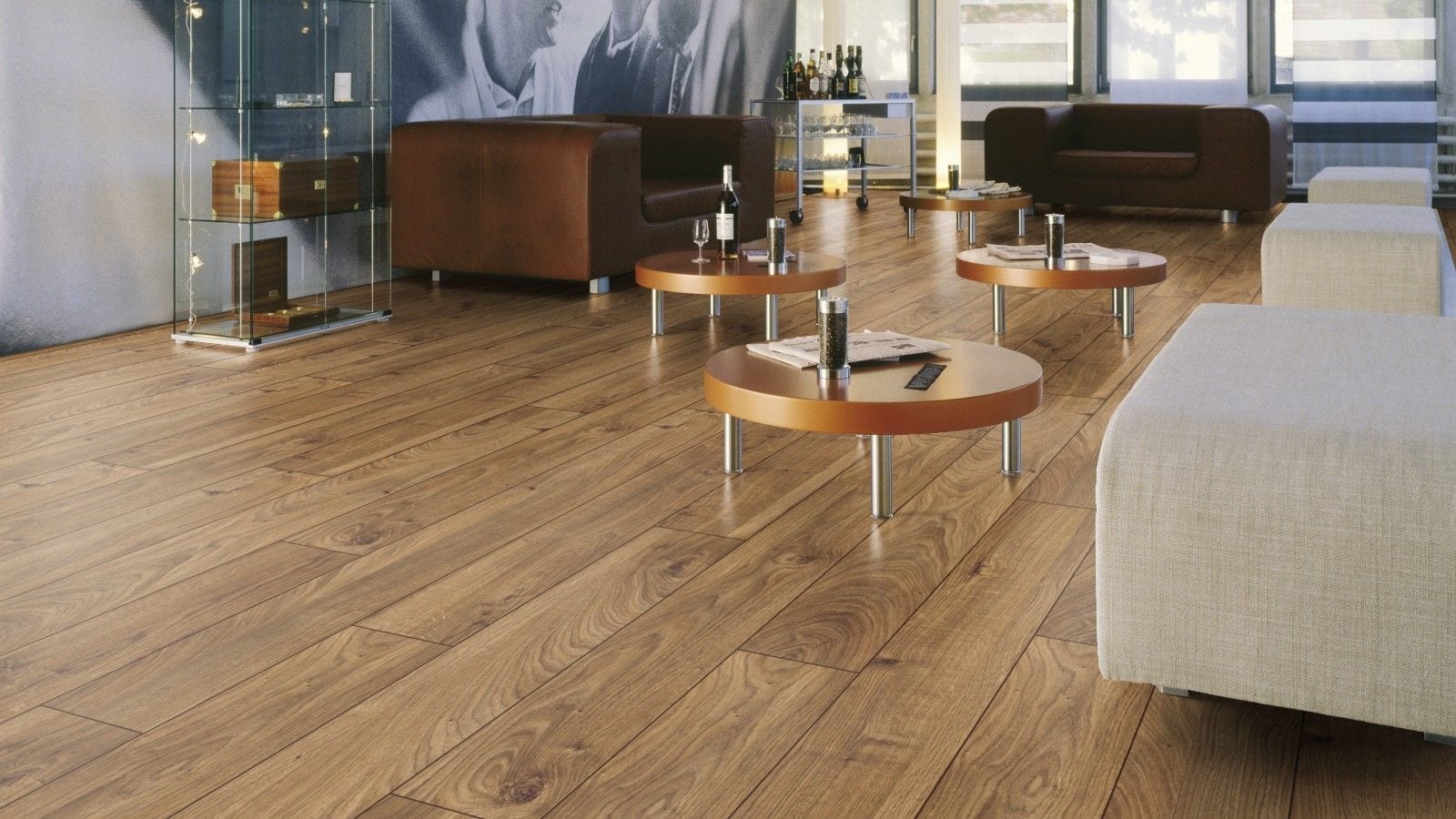 Kronotex Mammut Everest Oak bronze Landhausdiele Laminat – Bild 4
