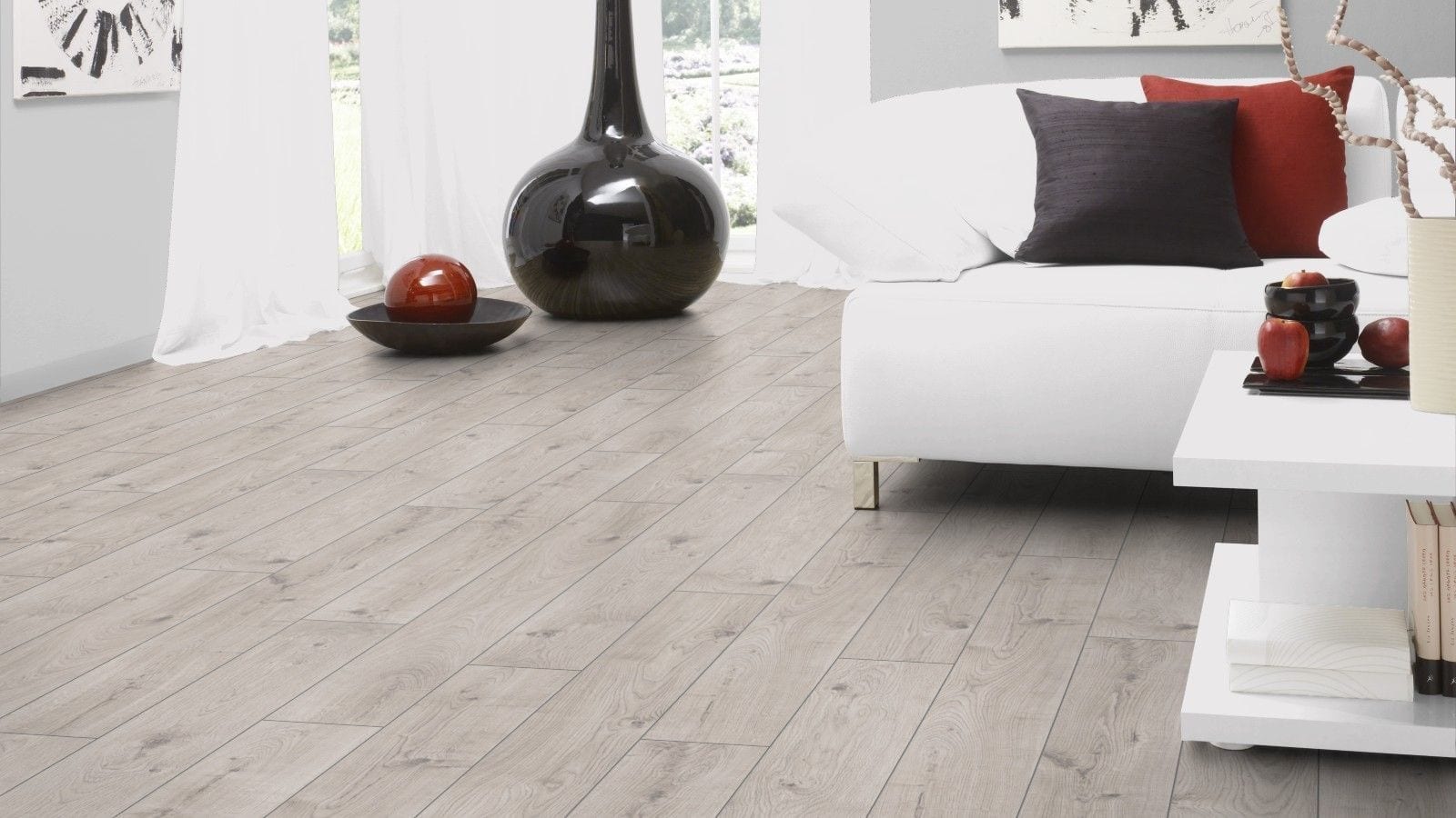 Kronotex Mammut Everest Oak weiss Landhausdiele Laminat – Bild 2