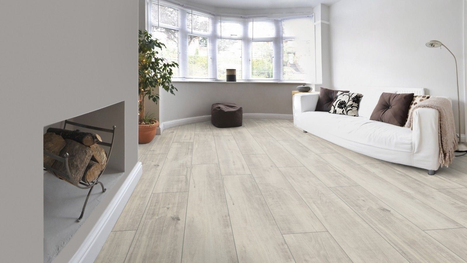 Kronotex Exquisit plus Gala Eiche weiss XL Landhausdiele Laminat – Bild 3