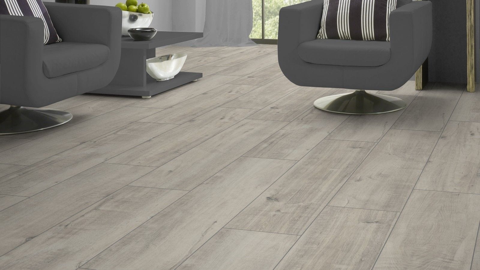 Kronotex Exquisit plus Gala Eiche weiss XL Landhausdiele Laminat – Bild 4
