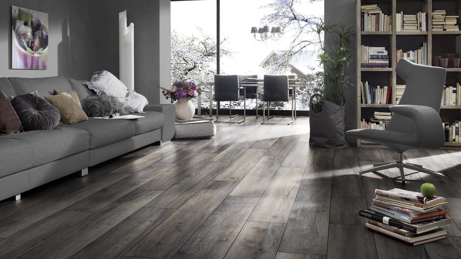 Kronotex Robusto Harbour Oak grey Landhausdiele Laminat – Bild 3