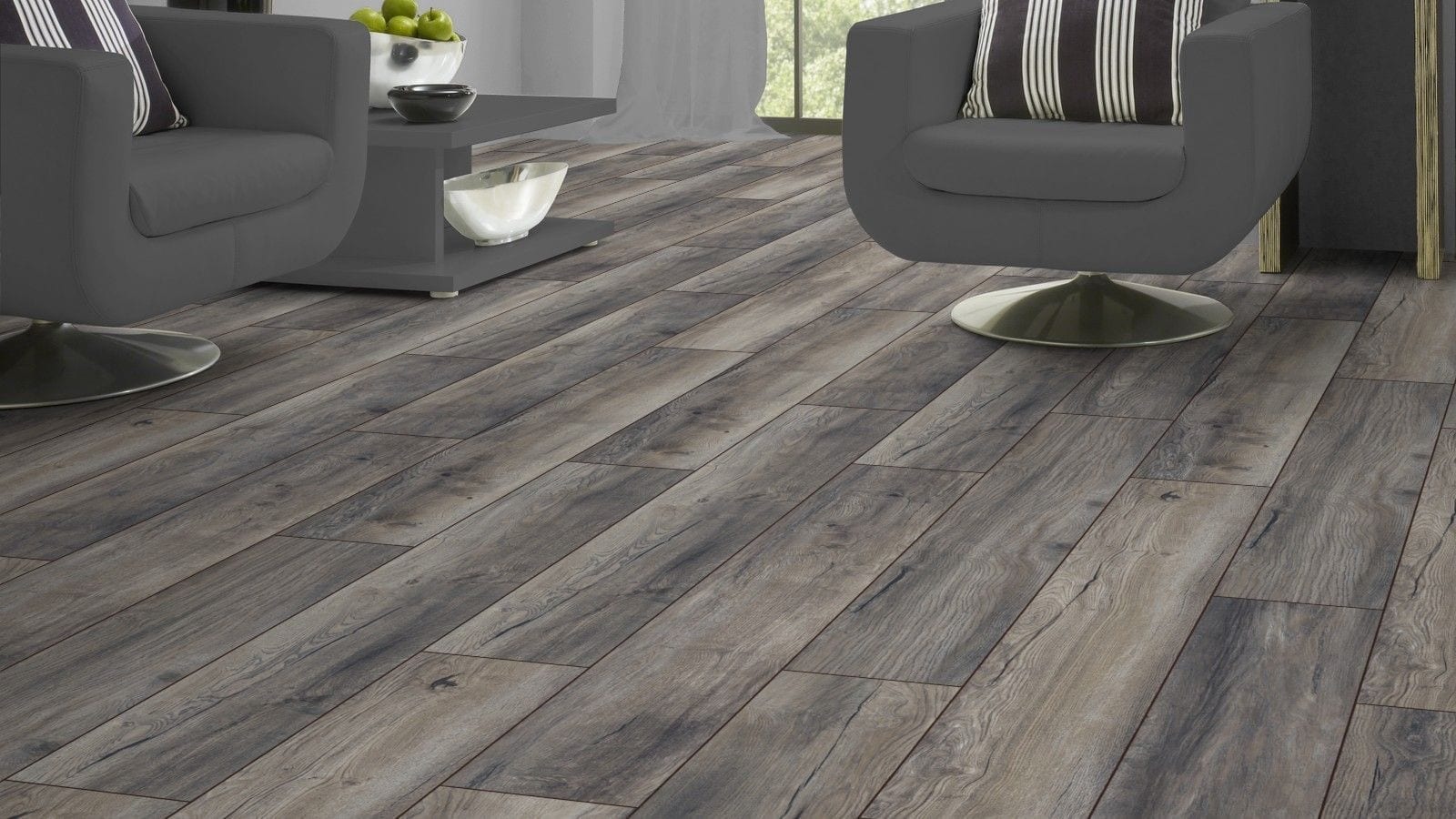 Kronotex Robusto Harbour Oak grey Landhausdiele Laminat – Bild 4