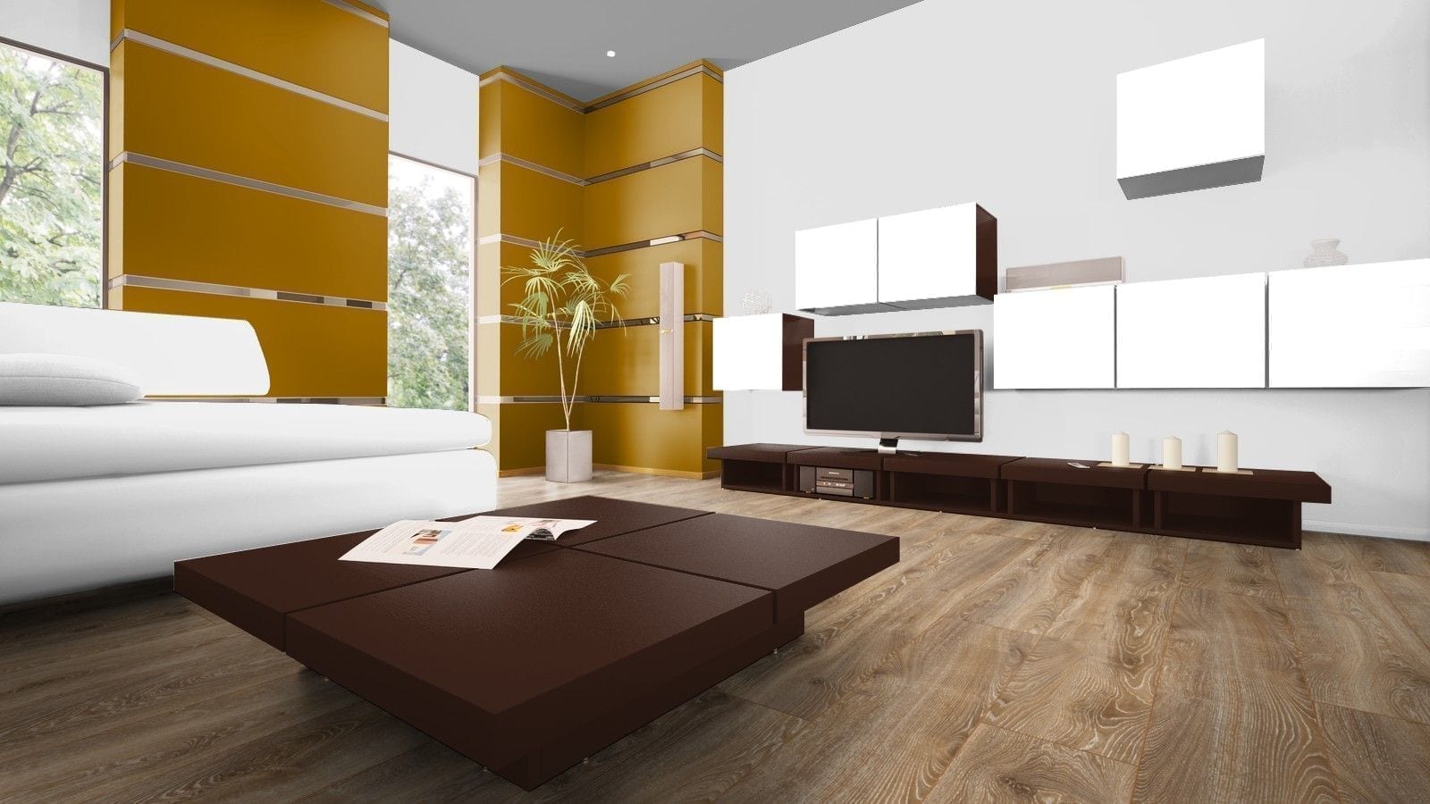 Kronotex Mammut plus Highland Eiche bronze Landhausdiele Laminat – Bild 3