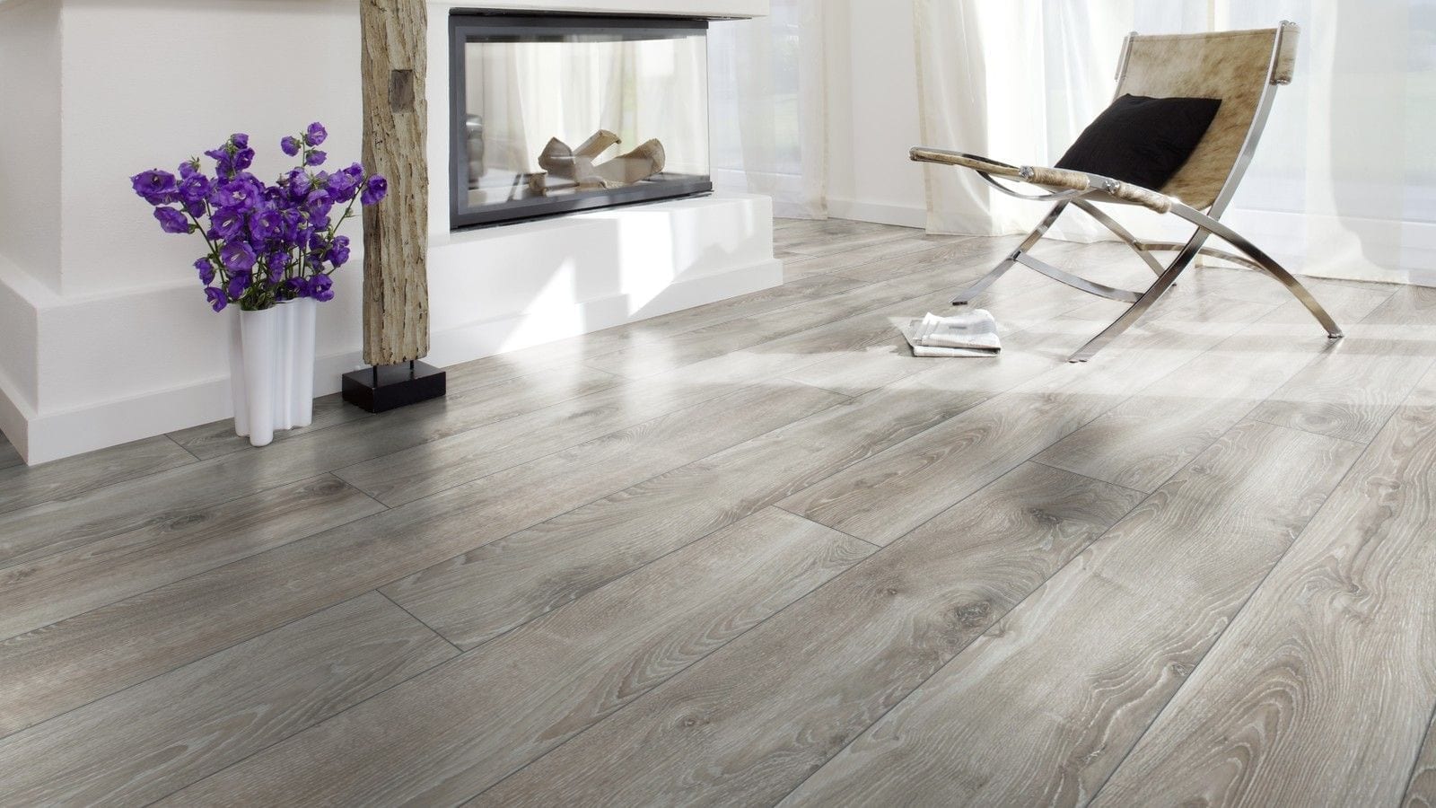 Kronotex Mammut Highland Eiche silber Landhausdiele Laminat – Bild 2