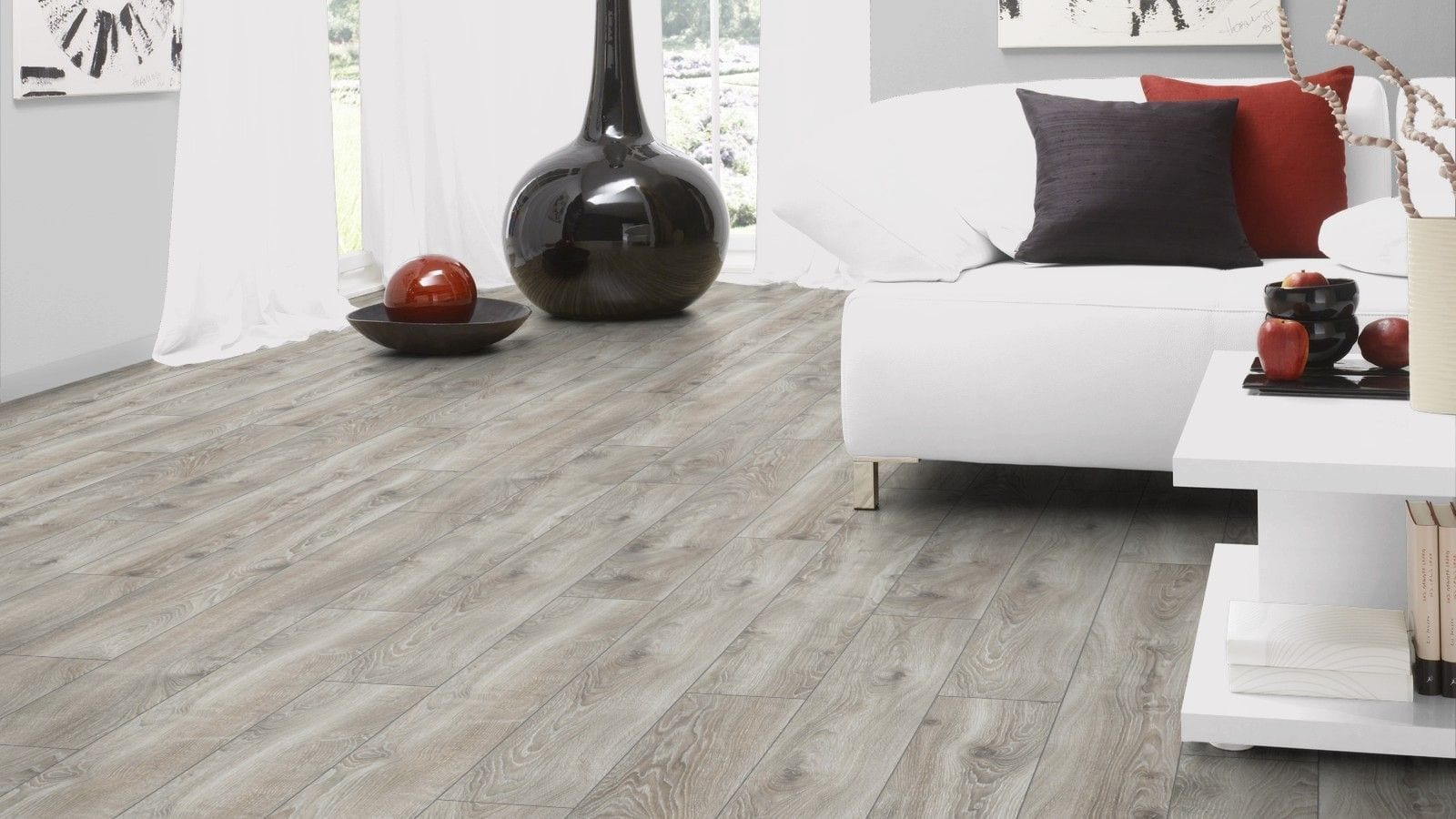 Kronotex Mammut Highland Eiche silber Landhausdiele Laminat – Bild 3