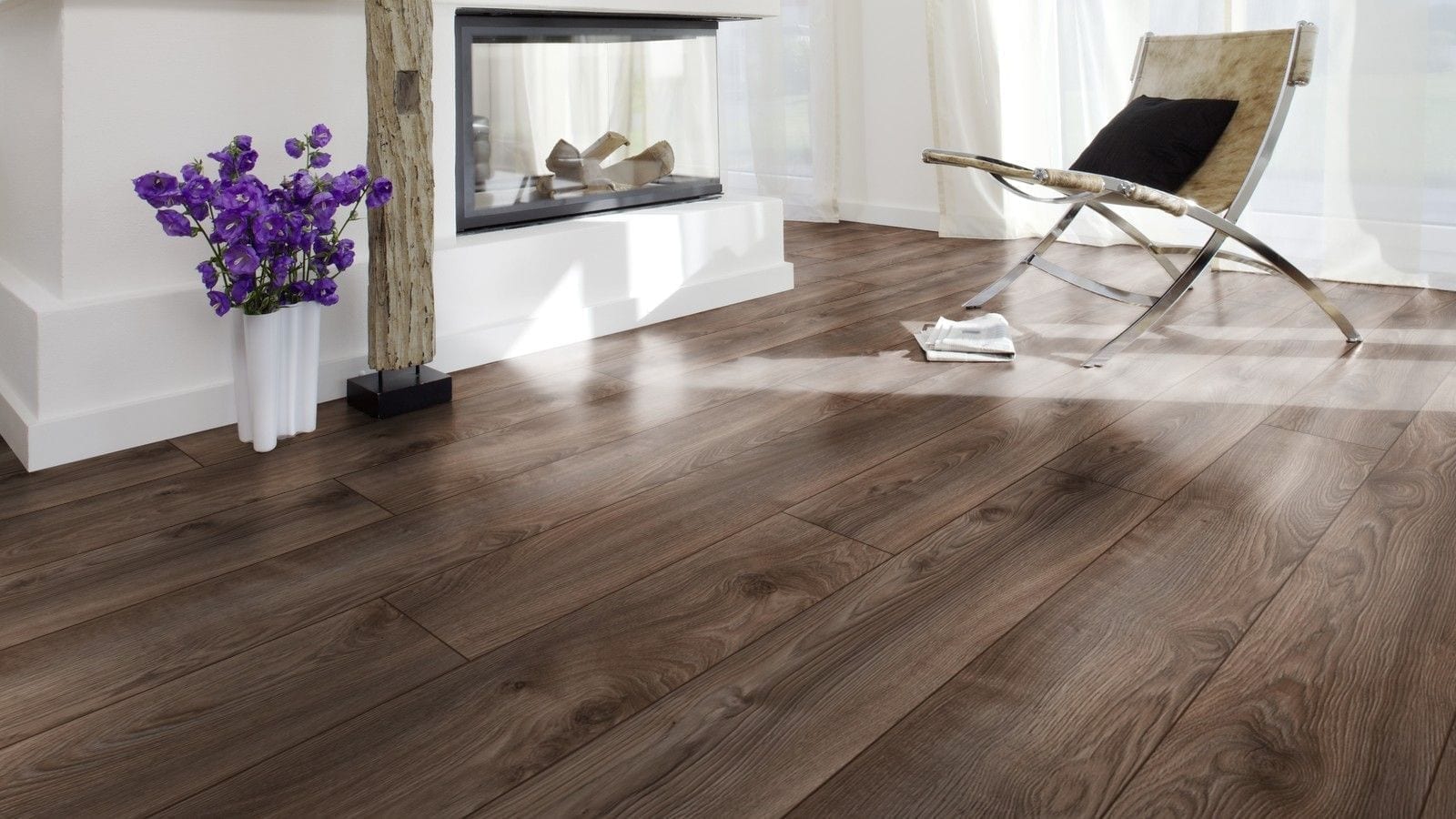 Kronotex Mammut Makro Eiche braun Landhausdiele Laminat – Bild 3