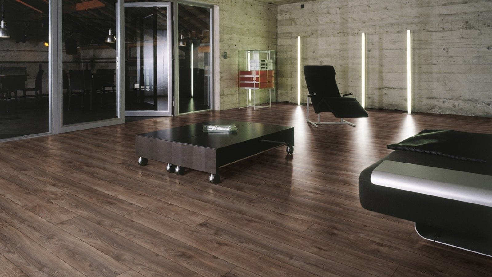 Kronotex Mammut Makro Eiche braun Landhausdiele Laminat – Bild 4