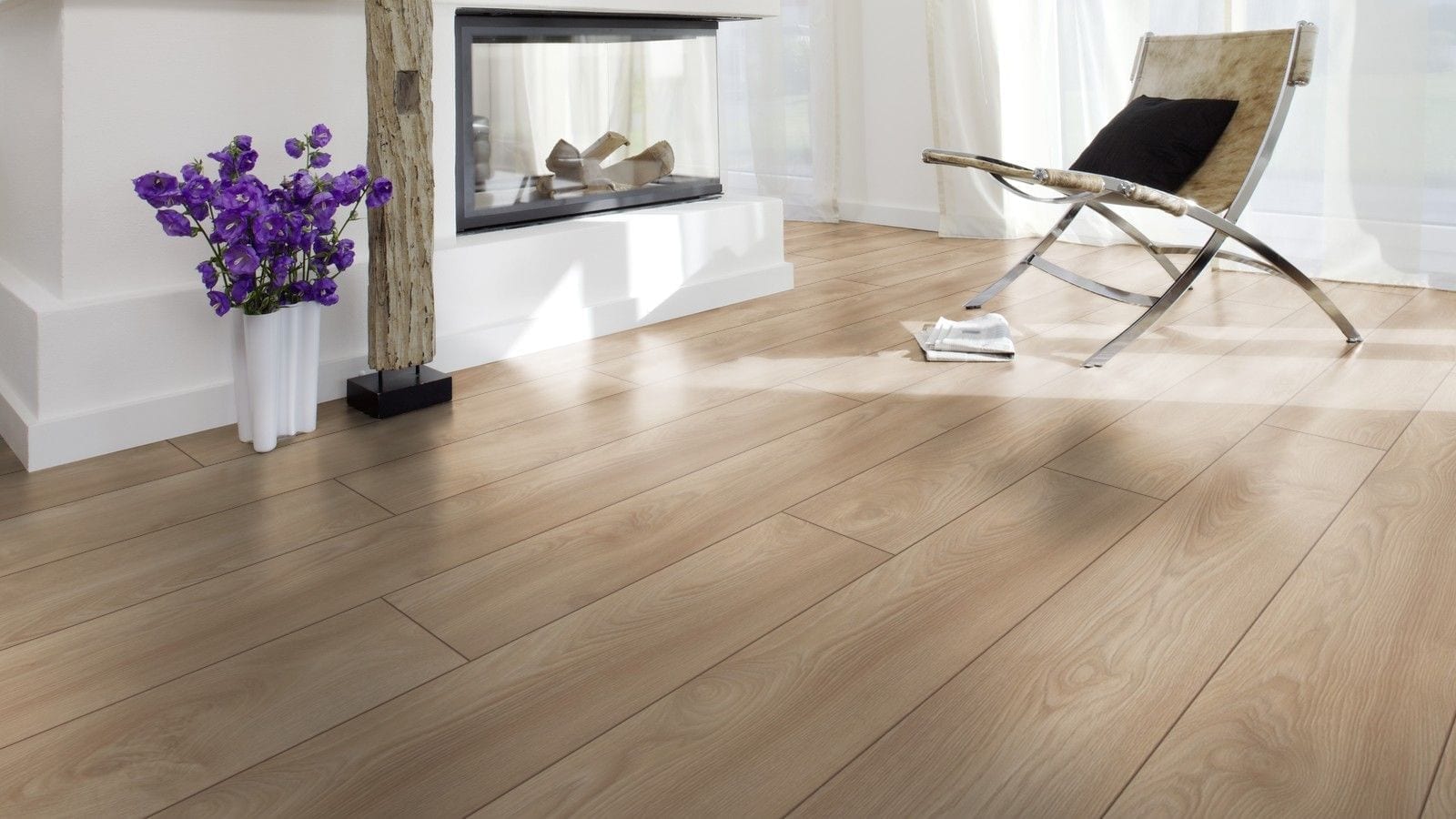 Kronotex Mammut Makro Eiche hell Landhausdiele Laminat – Bild 3