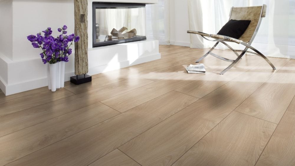 Kronotex Mammut plus Makro Eiche hell Landhausdiele Laminat – Bild 3