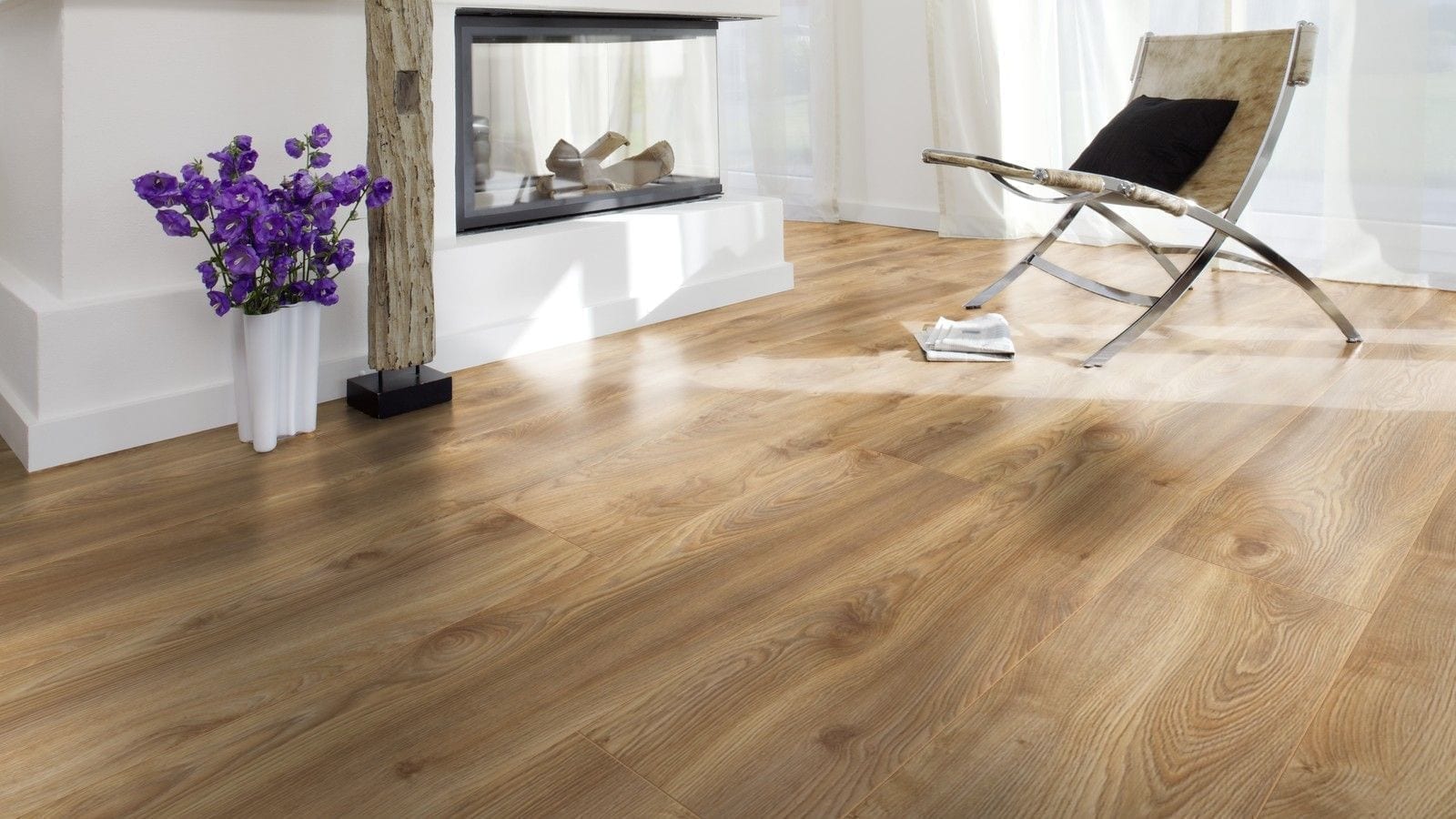Kronotex Mammut plus Makro Eiche natur Landhausdiele Laminat – Bild 3