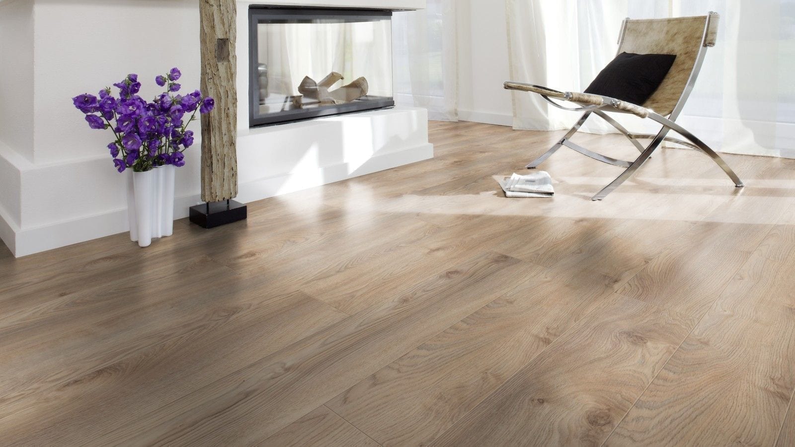 Kronotex Mammut Makro Eiche beige Landhausdiele Laminat – Bild 2
