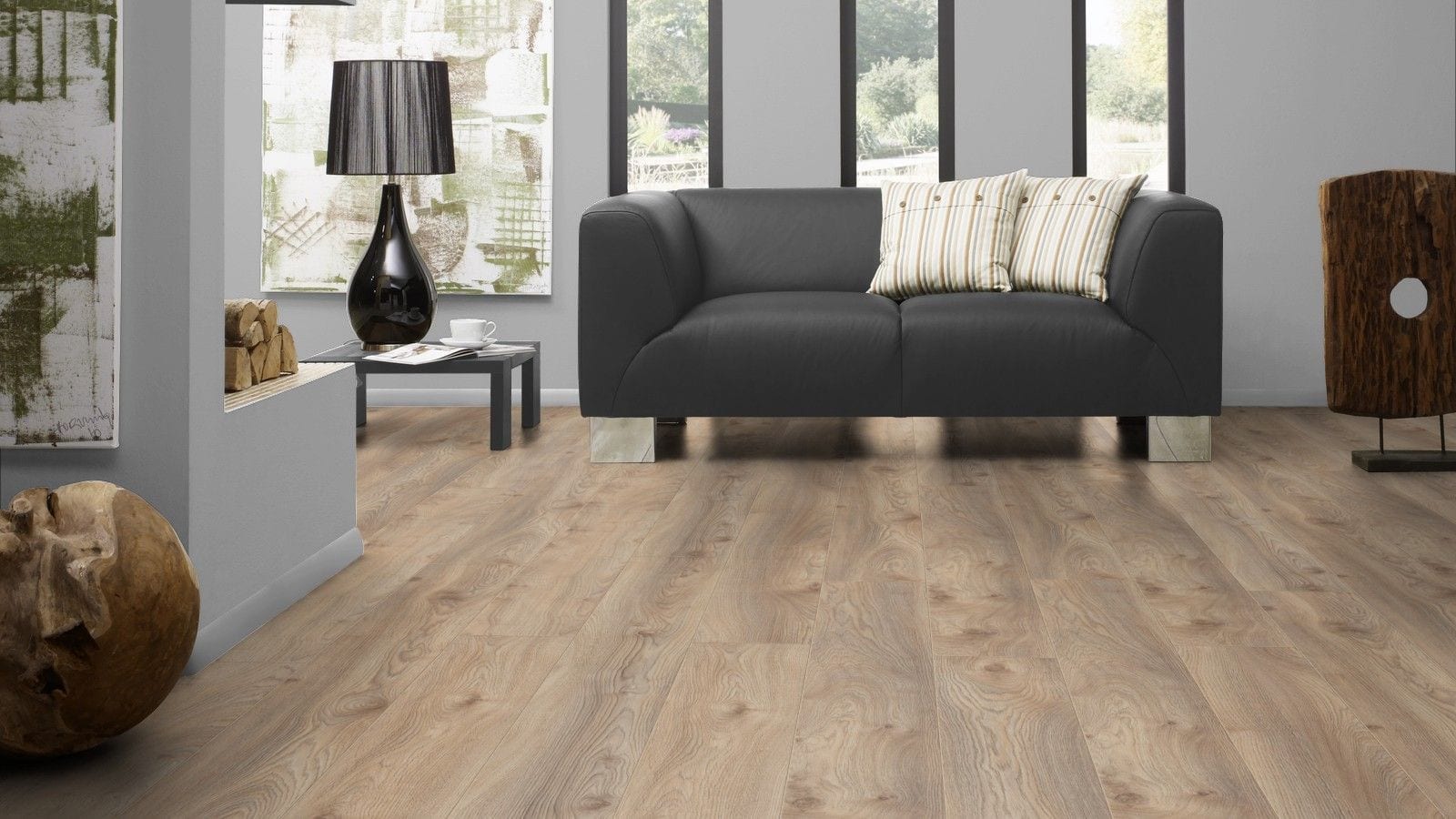 Kronotex Mammut Berg Eiche beige Landhausdiele Laminat – Bild 3
