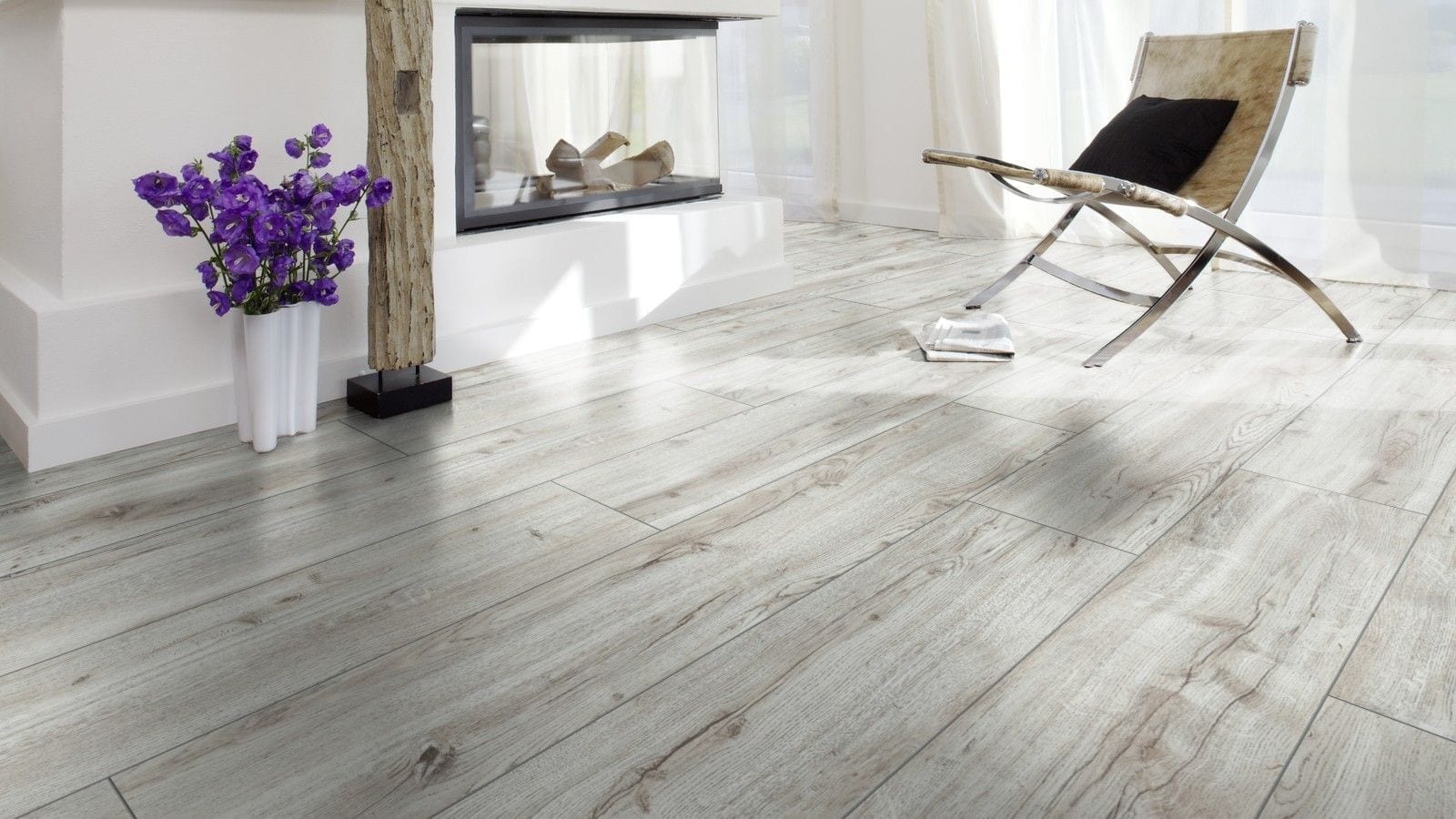 Kronotex Exquisit plus Montmelo Eiche Creme XL Landhausdiele Laminat – Bild 2