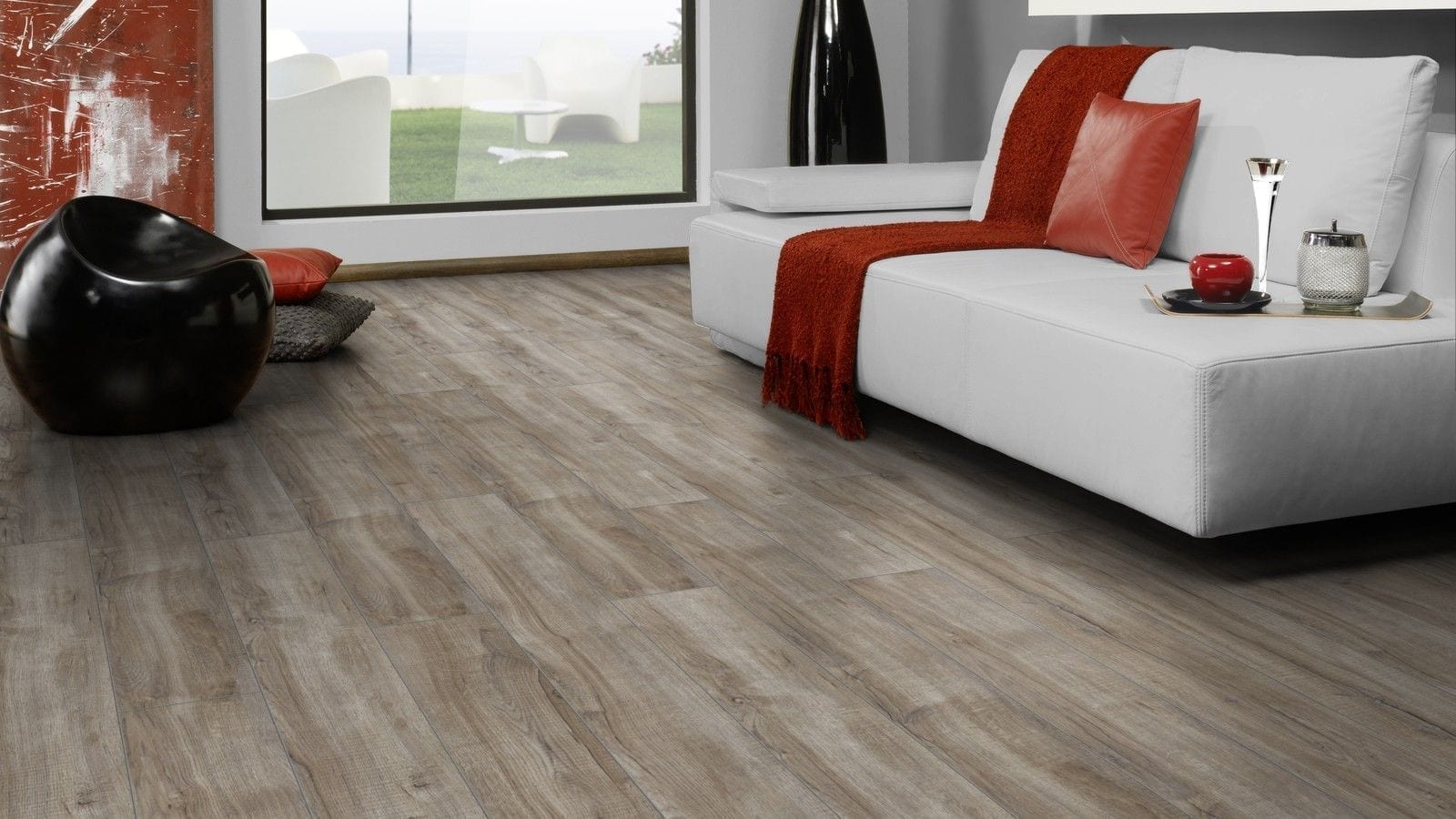 Kronotex Amazone Montmelo Eiche silber Landhausdiele Laminat – Bild 3