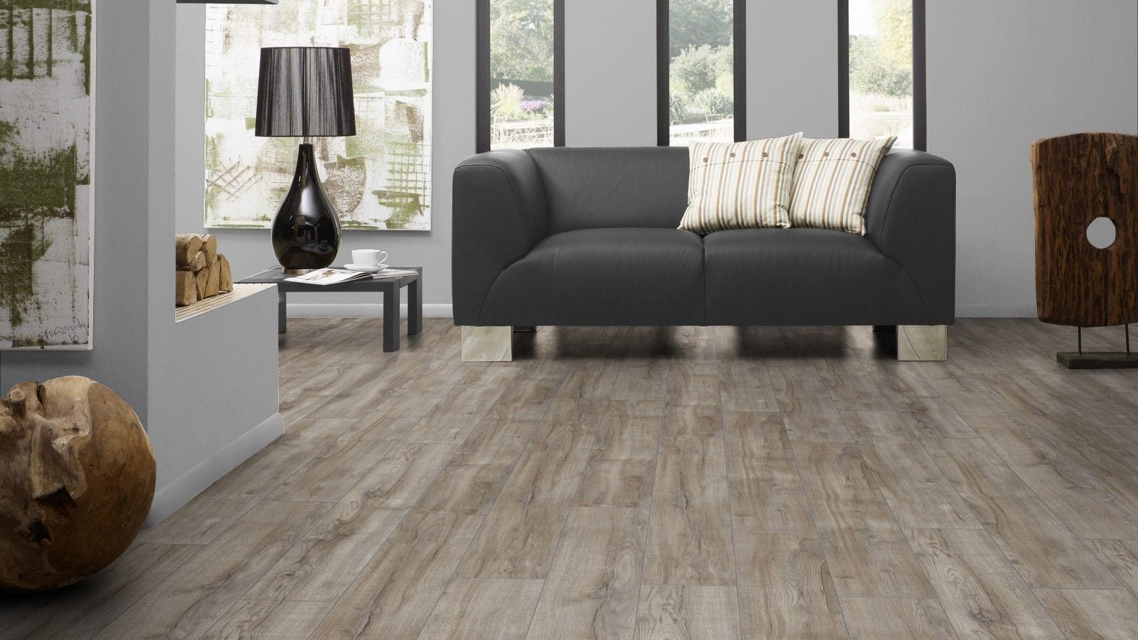 Kronotex Amazone Montmelo Eiche silber Landhausdiele Laminat – Bild 4