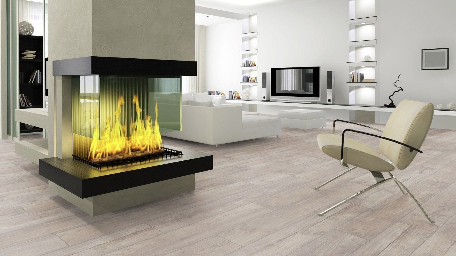 Kronotex Exquisit Nostalgie Teak beige Landhausdiele Laminat – Bild 2