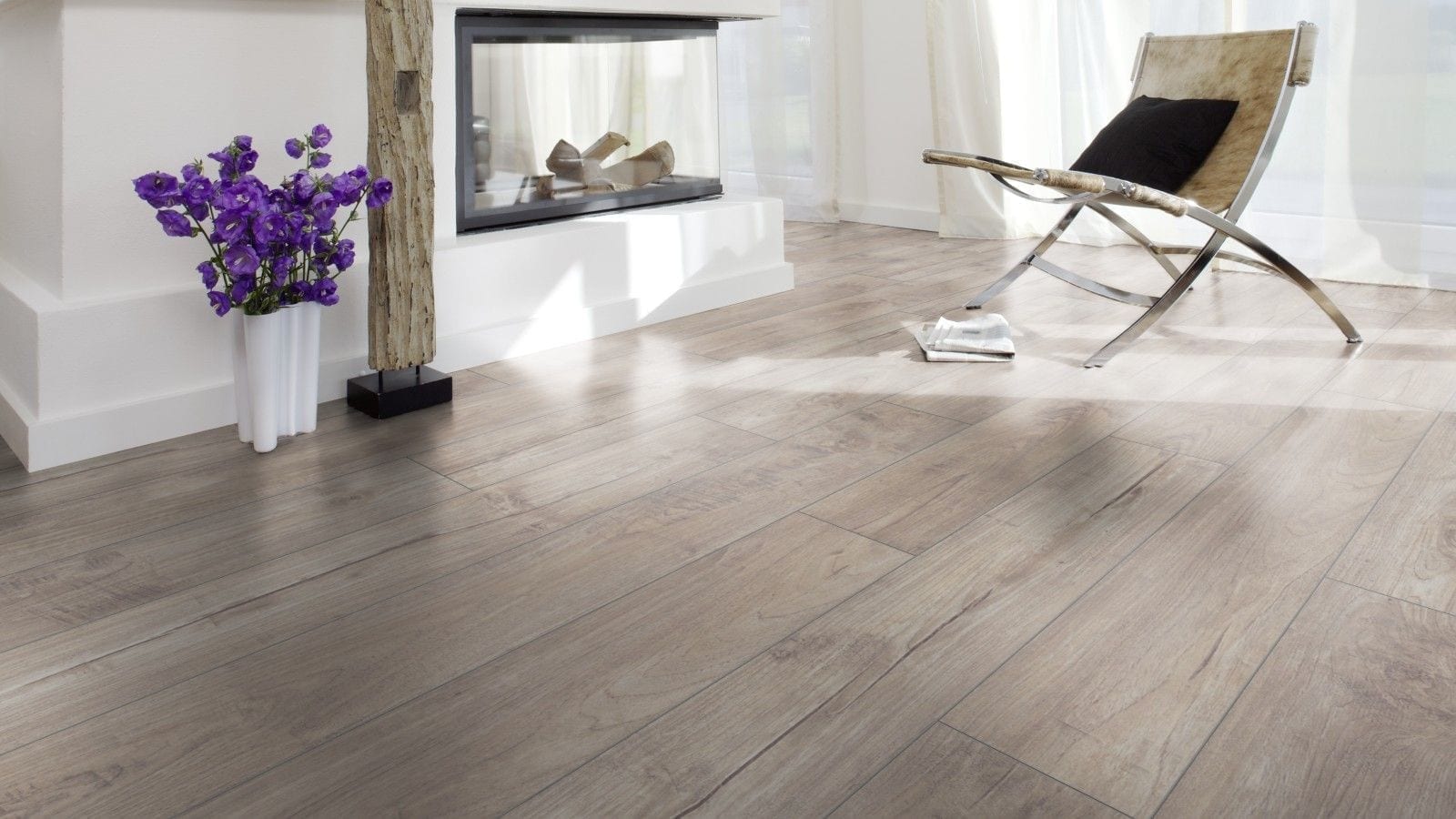 Kronotex Exquisit Nostalgie Teak beige Landhausdiele Laminat – Bild 3