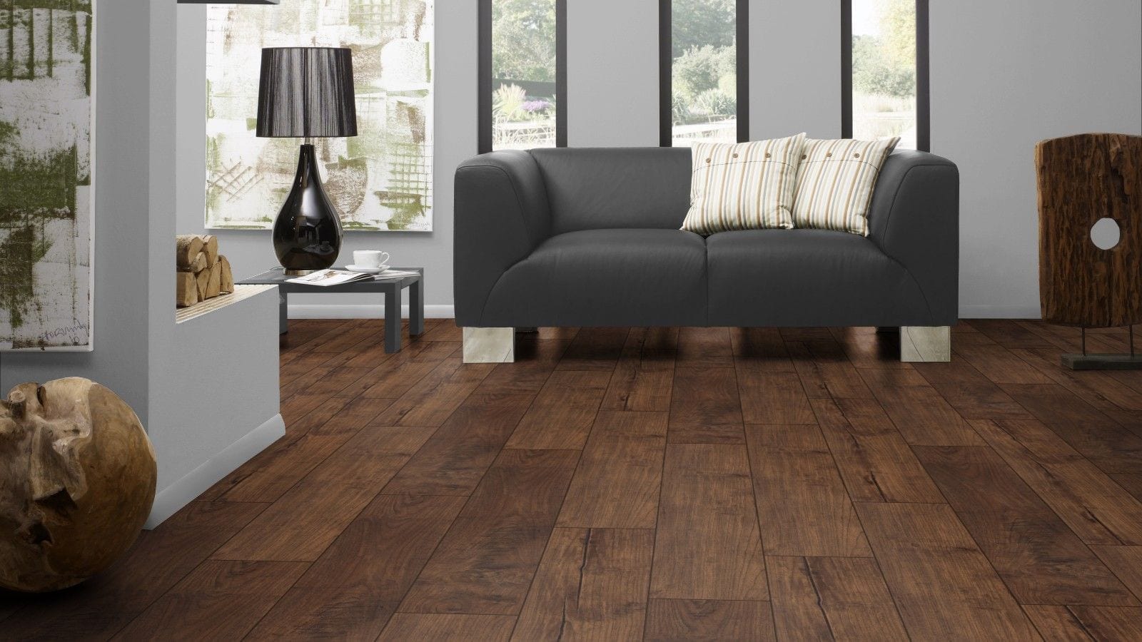 Kronotex Exquisit Nostalgie Teak Landhausdiele Laminat – Bild 2