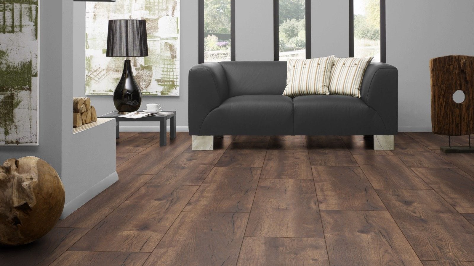 Kronotex Mega Plus Pettersson Eiche Dunkel Laminat – Bild 3
