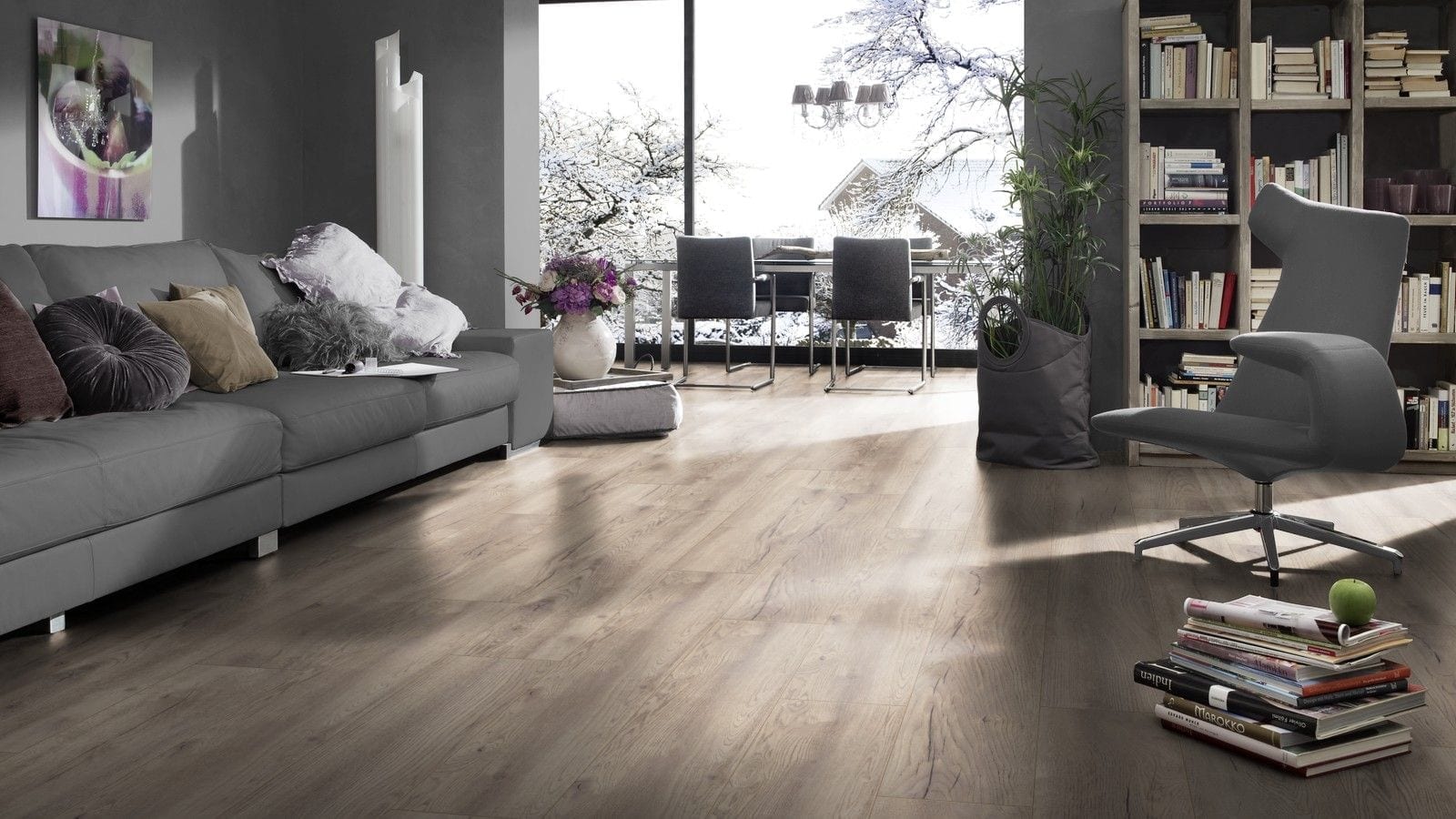 Laminat Kronotex Robusto Pettersson Eiche beige Landhausdiele – Bild 3