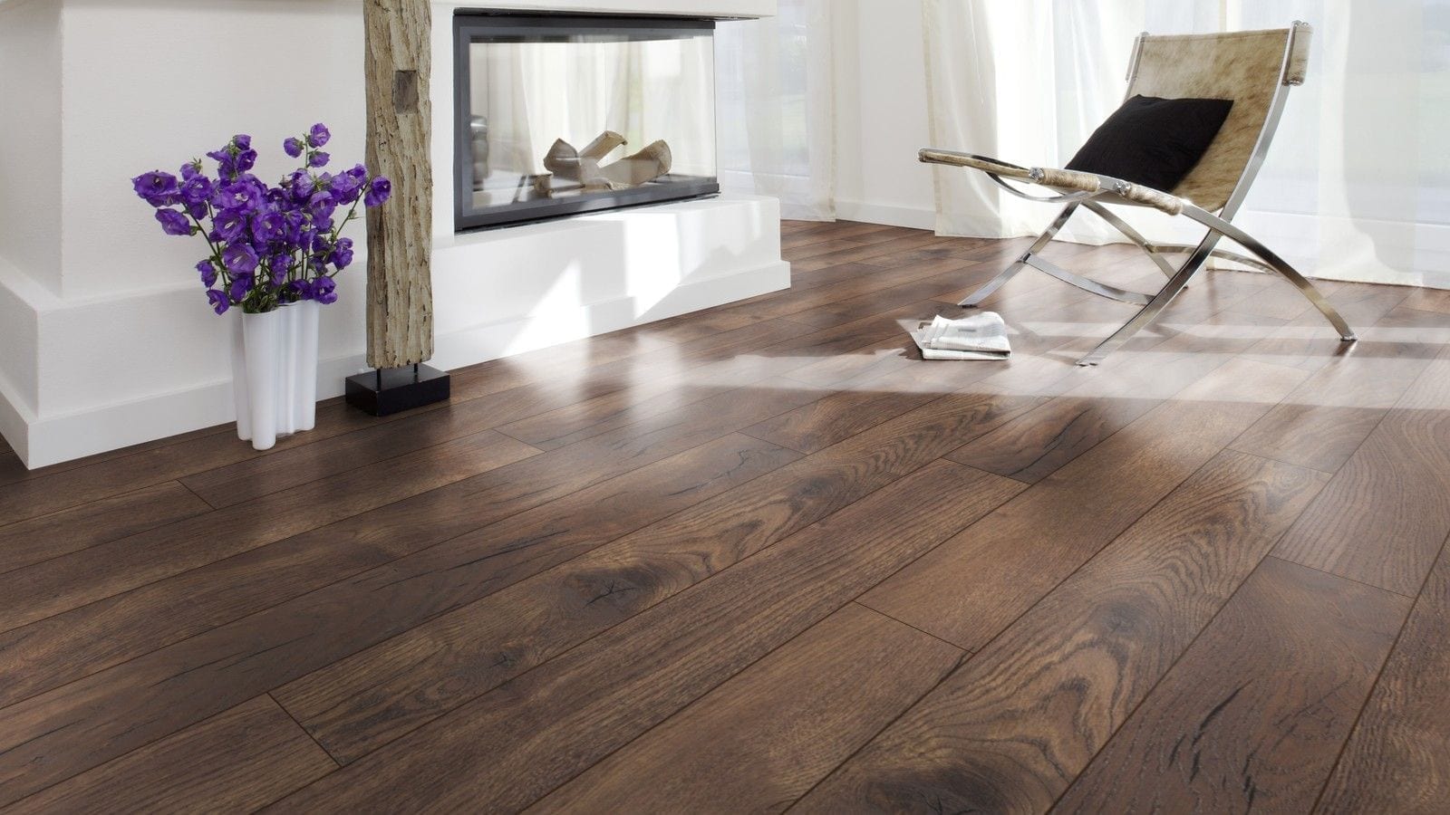 Kronotex Amazone Pettersson Eiche dunkel Landhausdiele Laminat – Bild 2